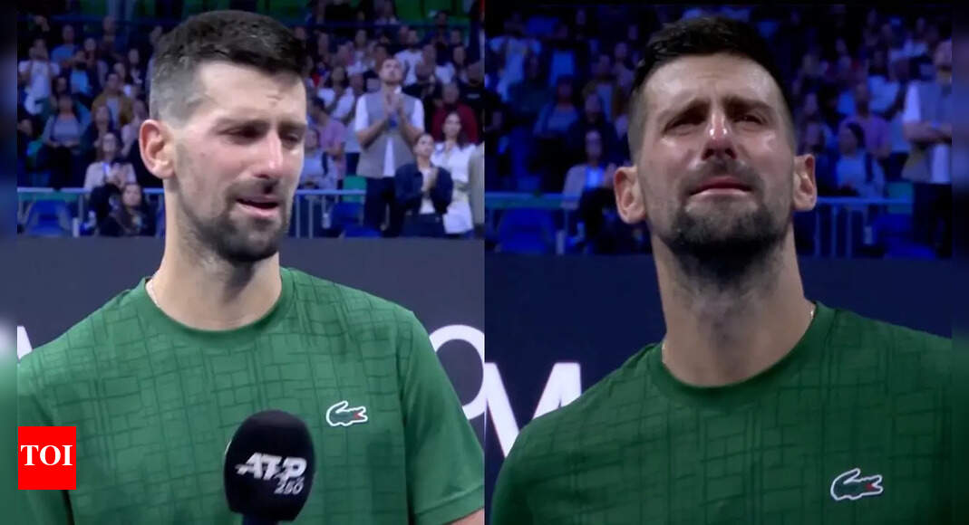 Watch: Novak Djokovic breaks down during tribute to former mentor, his ‘tennis father’ | Tennis News