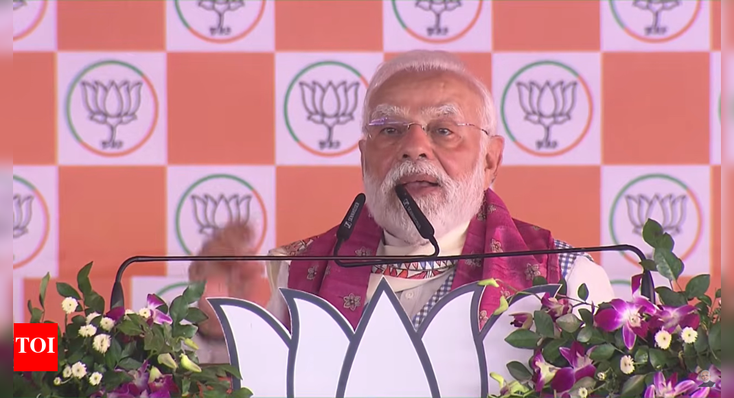 Prime Minister Modi fiercely attacked the RJD and Congress in Bihar, accusing them of protecting infiltrators. He highlighted the NDA’s development initiatives under Nitish Kumar, contrasting it with the RJD’s ‘jungle raj’ era of zero development. Modi praised the enthusiastic voter turnout in the first phase of polling, urging citizens to safeguard Bihar’s progress.  NEW DELHI: Prime Minister Narendra Modi on Thursday claimed that a rift was brewing between the Congress and the Rashtriya Janata Dal (RJD), saying the alliance partners would “tear each other’s hair out” after the Bihar Assembly elections. Speaking at an election rally in Araria, PM Modi also accused the opposition parties of protecting infiltrators and misleading the public for political gain. “A very major challenge stands before these efforts of ours. That challenge is of the infiltrators. The NDA government is engaged with complete honesty in identifying each and every infiltrator and deporting them from the country. But these RJD and Congress people are busy protecting the infiltrators. They spread all sorts of lies to save these infiltrators, and take out political tours to mislead the people,” PM Modi said.PM Modi Warns of Cong, RJD’s ‘Dangerous Plot’ to Alter Demographic Balance in Bihar Border Districts He said the Congress-RJD alliance was bound to implode under the weight of internal differences. “The Congress and RJD will soon be fighting each other; they will tear each other’s hair out. Such is their partnership — made for convenience, not conviction,” he remarked, drawing sharp reactions from opposition supporters present at the venue. Highlighting the NDA government’s development record, PM Modi credited chief minister Nitish Kumar for transforming Bihar’s progress trajectory. “In the NDA government, Nitish ji has worked tirelessly to pull Bihar out of jungle raj. After the double-engine government was formed in 2014, Bihar’s development has gained new momentum. IIT has opened in Patna, IIM has opened in Bodh Gaya, AIIMS has opened in Patna, the work on AIIMS Darbhanga is progressing rapidly, now Bihar also has a National Law University, IIIT is also there in Bhagalpur, and 4 central universities have also been established in Bihar,” he said. Reiterating his “jungleraj” jibe, PM Modi said the RJD’s 15-year rule from 1990 to 2005 had brought “zero” progress to the state. “The report card of development that took place in Bihar during the Jungle Raj era is zero. From 1990 to 2005, for 15 years, this Jungle Raj destroyed Bihar. In the name of running the government back then, you were simply looted. That is why I say, remember the figure zero. The number of expressways, flyovers built in the 15 years of Jungle Raj in Bihar is zero,” he said. He added that those in power during that time considered themselves rulers, while the people were subservient. “Those who presided over the Jungle Raj used to call themselves your mai-baap and thought of themselves as emperors. But Modi is different — for me, the people are my mai-baap, my guiding force. You are my masters, you hold the remote control,” he said. Praising the strong voter turnout in the first phase of polling, the Prime Minister commended the enthusiasm of citizens. “Today marks the first phase of voting to make Bihar a developed state. Beautiful pictures are pouring in from across Bihar on social media. From early morning, long queues have formed at polling booths. Mothers, sisters, and daughters are casting their votes in large numbers. The youth of Bihar, too, are showing unprecedented enthusiasm. I congratulate all voters and appeal to everyone to come out and exercise their franchise,” PM Modi said. Reflecting on Bihar’s political evolution, PM Modi urged people to safeguard the state’s progress. “Today, I am telling you about the power of your vote. Your grandparents, maternal grandparents’ one vote had made Bihar the land of social justice. But then, the 90s decade came, and RJD’s jungle raj attacked Bihar. Jungle Raj means pistol, cruelty, corruption and misgovernance. These became the identity of jungle raj, and this became Bihar’s misfortune. Your parents’ dreams were crushed,” he said. Expressing confidence in the NDA’s victory, PM Modi said the state was echoing one slogan: “Phir ek baar NDA sarkaar, phir ek baar sushasan ki sarkaar.” “Behind this sentiment lie the hopes of mothers and sisters and the dreams of the youth. Remember this Modi’s guarantee is that your dream is Modi’s resolve,” he said. According to Election Commission data, Bihar recorded a voter turnout of 27.65% in the first four hours of polling. Begusarai reported the highest turnout at 30.37%, while Patna saw 23.71% till 11 am. Other districts, including Lakhisarai (30.32%), Gopalganj (30.04%), and Saharsa (29.68%), also reported strong participation. After addressing the rally in Araria, PM Modi was scheduled to hold another public meeting in Bhagalpur later in the day.About the AuthorTOI News DeskThe TOI News Desk comprises a dedicated and tireless team of journalists who operate around the clock to deliver the most current and comprehensive news and updates to the readers of The Times of India worldwide. With an unwavering commitment to excellence in journalism, our team is at the forefront of gathering, verifying, and presenting breaking news, in-depth analysis, and insightful reports on a wide range of topics. The TOI News Desk is your trusted source for staying informed and connected to the ever-evolving global landscape, ensuring that our readers are equipped with the latest developments that matter most.”Read MoreEnd of ArticleFollow Us On Social MediaVideosSri Lankan Opposition Leader Backs India’s UNSC Seat, Calls It Recognition of Global Power ShiftBrazilian Model ‘Sweety’ Surfaces Online, Reacts to Rahul Gandhi’s Electoral Fraud Charge in HaryanaIndia’s Women World Cup Heroes Meet PM Modi, Ask About His Radiant Skin, Get Epic ‘25 Years’ AnswerPakistan’s Defence Minister Khawaja Asif Threatens War Against Taliban On Eve Of Afghan Peace TalksLalu Yadav, Family Cast Votes as First Phase of Bihar Polling Gets Underway“7-8 Planes Down…” Trump Repeats Ceasefire Claims On India-Pak War‘Warning To Trump & Racist MAGA Ahead Of 2026 Midterms’: Ex-Diplomat On Mamdani’s NYC Mayoral WinBangladesh Govt Halts Zakir Naik’s Entry, Says ‘Will Allow After Elections’Civic Woes, Star Candidate And High-Stakes Contest: Ground Report From Chapra Ahead Of Bihar PollsBihar Polls: RJD Gains Ground in Sitamarhi as Locals Voice Frustration Over Jobs and Governance123 Photostories  7 lesser-known non-vegetarian dishes of BiharSee the viral plane video that exposes Delhi’s pollution crisis compared to Vienna’s clean airBrain health expert ranks 10 foods for a sharp mind, and the right way to add them to our dietMeet the actress who once earned Rs 30 selling coffee and is now worth Rs 200 crore with five National Awards to her nameSitting at your desk all day? 7 best exercises to sneak into your hectic workdaySitting too long? 3 exercises to keep your hips strong and pain-freeIndia’s next rail revolution: Vande Bharat Sleeper touches 180 km/h in stunning trial runWhy sunrise is the most sacred time for prayer across culturesRegularly drink alcohol? Add these 3 supplements to protect the liver, says fitness expertMelatonin linked to 90% higher risk of heart failure: 7 natural sleep remedies to try instead123Hot PicksStock market holidayBank HolidayBihar Election 2025Gold rate todaySilver rate todayPublic Holidays NovemberBank Holidays NovemberTop TrendingShane Bieber WifeBlue Jays Wives Emotional WivesGhazala Firdous HashmiFake Online TradingMLB World Series ChampionsMath Problem Solving StrategiesBengaluru AirportSaudi Arabia Makkah Grand MosqueVanessa BryantCarolina Panthers