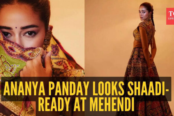 Ananya Panday’s ‘Mehendi’ look is giving major ‘dulhan vibes’ |