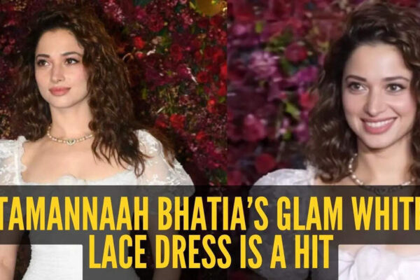 Tamannaah Bhatia’s heart necklace and white lace dress have fans falling in love |