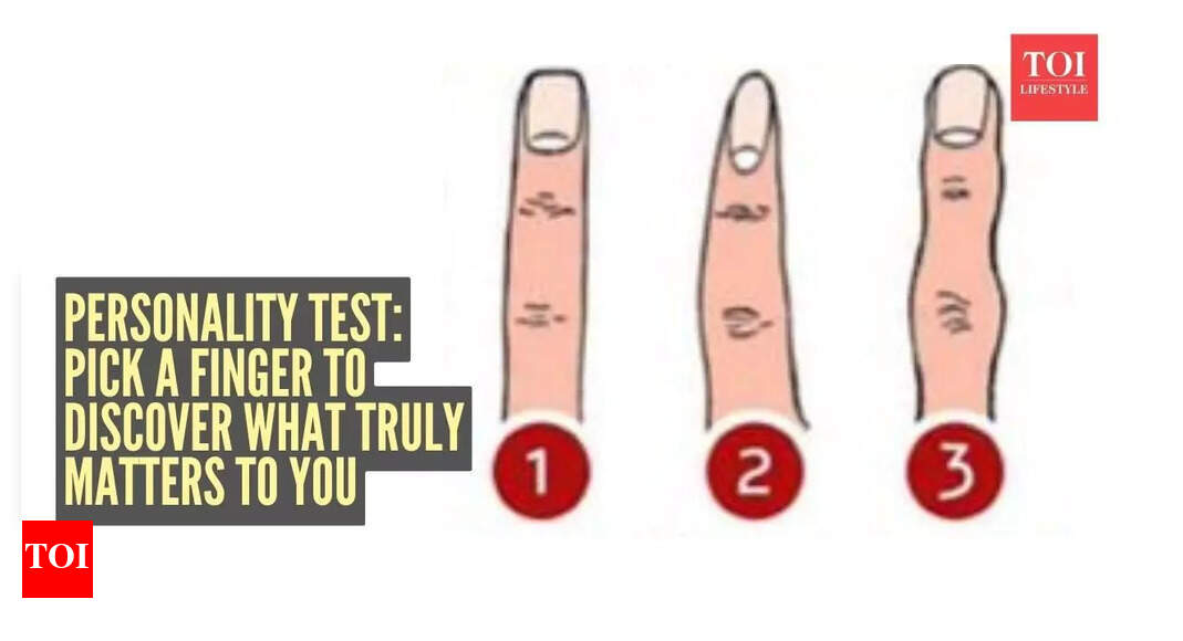 Personality test: The finger you choose reveals how you love and what you value most in relationships |