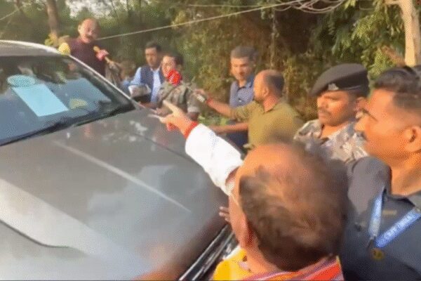 Bihar deputy CM Vijay Kumar Sinha and RJD MLC Ajay Kumar engaged in a heated exchange during the first phase of elections. Sinha alleged his convoy was attacked with cow dung, while Kumar accused Sinha of intimidating voters. Both leaders traded insults, with Sinha blaming Kumar’s men for stopping their vehicle and engaging in hooliganism.  NEW DELHI: The Phase 1 of Bihar Assembly elections on Thursday witnessed another chaos involving deputy CM Vijay Kumar Sinha, after a heated argument broke out between him and RJD MLC Ajay Kumar. This came after Sinha, earlier in the day, accused RJD of attacking his convoy with “slippers and cow dung” in his assembly constituency of Lakhisarai.The two leaders were seen hurling abuses at each other as their convoys came face-to-face. As the RJD MLC accused Sinha of being a “criminal”, alleging that he was trying to intimidate voters, Sinha hit back, calling Kumar a “failed leader” and “drunk.” The latter dismissed the “drunk” charge, saying that it was “Mahua” (local liquor).Later, Sinha blamed Kumar for the quarrel accusing his men of stopping their car and “resorting to hooliganism”.Bihar Polls: RJD Gains Ground in Sitamarhi as Locals Voice Frustration Over Jobs and Governance “His people stopped our car and resorted to hooliganism. He is distraught because he has lost the election. Vijay Sinha’s chapter is closed. He was not attacked. He had been trying to stage this drama for several days,” Sinha said.Sinha alleged that his car was attacked by people, who chanted “Murdabad” and “threw stones”.”These are the goons of RJD. Satta mein aa rahi hai NDA isliye inke chhati pe bulldozer chalega. The goons are not letting me visit the village. Vijay Sinha is going to win…They turned away my polling agent and did not let him vote…Look at their hooliganism…This is 404 and 405 booth numbers of Khoriari village,” he said.Reacting to the alleged incident, CEC Gyanesh Kumar directed the DGP to take “immediate action”. “No one will be allowed to take the law into their own hands. Strict action will be taken against the miscreants,” PTI reported citing an official, quoting Kumar.About the AuthorTOI News DeskThe TOI News Desk comprises a dedicated and tireless team of journalists who operate around the clock to deliver the most current and comprehensive news and updates to the readers of The Times of India worldwide. With an unwavering commitment to excellence in journalism, our team is at the forefront of gathering, verifying, and presenting breaking news, in-depth analysis, and insightful reports on a wide range of topics. The TOI News Desk is your trusted source for staying informed and connected to the ever-evolving global landscape, ensuring that our readers are equipped with the latest developments that matter most.”Read MoreEnd of ArticleFollow Us On Social MediaVideosINS Ikshak Commissioned With 80% Indigenous Tech, New Hydrographic Survey Vessel Joins Indian NavyDonald Trump’s Trade Weapon Tested: US Supreme Court Weighs Limits of Emergency Powers, Authority’BIG ZERO’: PM Modi Takes Massive Dig At RJD, Cong’s ‘Jungle Raj’ Report Card for Bihar in ArariaIndians Trapped In Myanmar’s KK Park Cyber Scam Hub Finally Being Repatriated By Air ForceSri Lankan Opposition Leader Backs India’s UNSC Seat, Calls It Recognition of Global Power ShiftBrazilian Model ‘Sweety’ Surfaces Online, Reacts to Rahul Gandhi’s Electoral Fraud Charge in HaryanaIndia’s Women World Cup Heroes Meet PM Modi, Ask About His Radiant Skin, Get Epic ‘25 Years’ AnswerPakistan’s Defence Minister Khawaja Asif Threatens War Against Taliban On Eve Of Afghan Peace TalksLalu Yadav, Family Cast Votes as First Phase of Bihar Polling Gets Underway“7-8 Planes Down…” Trump Repeats Ceasefire Claims On India-Pak War123PhotostoriesHow to control uric acid: 5 morning habits to keep it in check naturallyHow to grow juicy Plums in your balcony garden; step-by-step guidelinesElle Fanning to Kareena Kapoor: 5 best celebrity looks of the dayAdding these two cooking essentials may help in making less oily and non-greasy PoorisBollywood tales of change and courage that define coming of ageFrom feeling nervous to wearing matching outfits; Yuvika Chaudhary and Prince Narula share moments as they reveal daughter Ekleen’s faceBigg Boss Tamil 9 contestants’ salary: Here’s how much money VJ Paaru, Divya, Diwakar, Kani and others charging per weekLord Vishnu Avatars Based On Your Birth DateFloral fragrance? Not quite! 7 foul smelling flowers from across the worldRevealed: How engineers in Mumbai overcame daunting challenges to bring Byculla’s Rs 287 cr cable-stayed bridge to life123Hot PicksStock market holidayBank HolidayBihar Election 2025Gold rate todaySilver rate todayPublic Holidays NovemberBank Holidays NovemberTop TrendingOumar KaneBlue Jays Wives Emotional WivesGhazala Firdous HashmiFake Online TradingMLB World Series ChampionsMath Problem Solving StrategiesBengaluru AirportSaudi Arabia Makkah Grand MosqueVanessa BryantCarolina Panthers