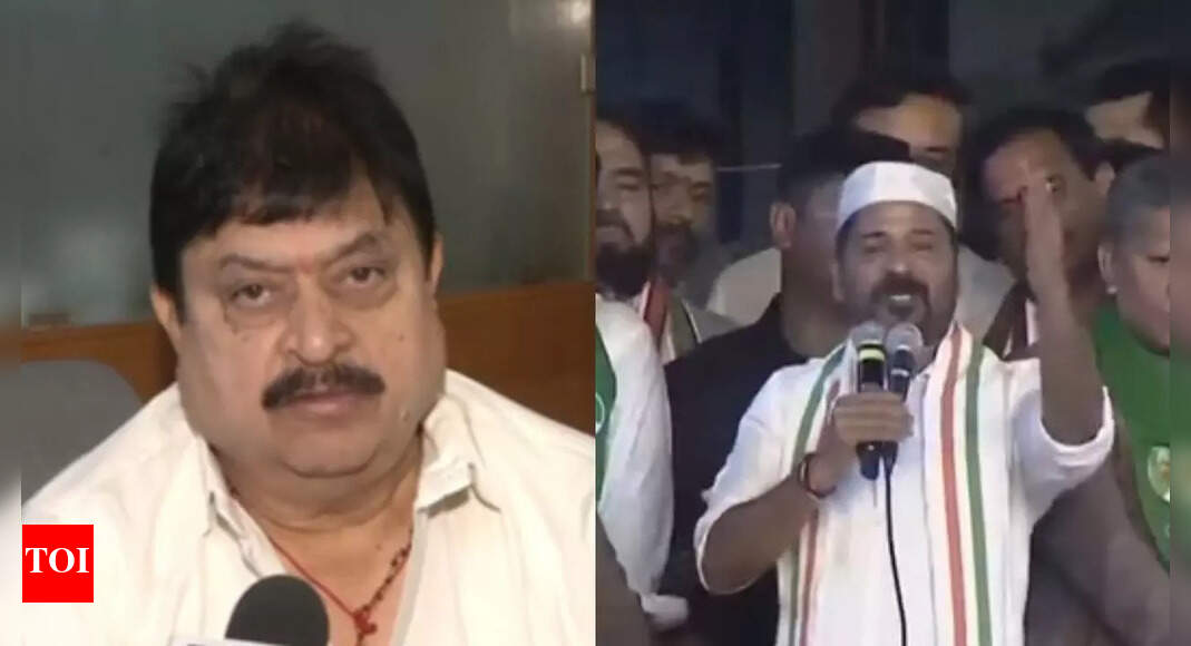 BJP has criticised Telangana chief minister Revanth Reddy’s statement, “Congress means Muslims and Muslims mean Congress,” accusing the ruling party of engaging in vote-bank politics. BJP state president N Ramchander Rao called the remark communal and objectionable, suggesting Reddy is prioritising Muslim votes over Hindu voters and adopting a tone similar to AIMIM. Telangana BJP president Rao; CM Revanth Reddy NEW DELHI: Bhartiya Janta Party on Thursday hit out at Telangana chief minister Revanth Reddy for his remark, “Congress means Muslims and Muslims mean Congress,” accusing the state’s ruling party of engaging in vote-bank politics.State BJP president N Ramchander Rao said that the chief minister was “frustrated” and speaking in the same tone as the AIMIM led by Asaduddin Owaisi. “Most communal riots happened under Congress rule. How can he say Congress means Muslims? This is a communal and objectionable statement. He only wants Muslim votes and is not thinking of Hindu voters,” Rao told PTI.’2-4 Slaps…’ Revanth Reddy Drops Another SHOCKER Day After ‘Slap Journalists’ RowHe also took a dig at the chief minister for wearing a cap, saying he had become “Revanth Uddin” during his campaign. Earlier in the day, chief minister Reddy, while addressing a campaign rally, defended his decision to induct former cricketer Mohammad Azharuddin into the state cabinet saying, “The Congress government has always given opportunities to minorities. Congress means Muslims and Muslims mean Congress.”Also read: ‘Vote chori proof’: Opposition attacks Rakesh Sinha, BJP leaders for voting in two states; RSS ideologue hits backThe Jubilee Hills bypoll was necessitated after the death of BRS MLA Maganti Gopinath in June due to a heart attack. While Gopinath’s widow Sunita is contesting on a BRS ticket, the BJP has fielded Deepak Reddy. The Congress candidate Naveen Yadav is also backed by AIMIM.A day earlier, the Telangana chief minister, wearing a white topi and accompanied by AIMIM MLA Kausar Mohiuddin and corporator Rasheed Farazuddin, appealed to minority voters to teach both Modi and KCR a fitting lesson. “This is not just Naveen Yadav of the Congress versus Maganti Sunitha of the BRS. It is Modi and KCR on one side, and Revanth, Rahul Gandhi, and Asaduddin Owaisi on the other,” he said.About the AuthorTOI News DeskThe TOI News Desk comprises a dedicated and tireless team of journalists who operate around the clock to deliver the most current and comprehensive news and updates to the readers of The Times of India worldwide. With an unwavering commitment to excellence in journalism, our team is at the forefront of gathering, verifying, and presenting breaking news, in-depth analysis, and insightful reports on a wide range of topics. The TOI News Desk is your trusted source for staying informed and connected to the ever-evolving global landscape, ensuring that our readers are equipped with the latest developments that matter most.”Read MoreEnd of ArticleFollow Us On Social MediaVideos’RJD Put Katta To Congress’ Head’: PM Modi Slams Mahagathbandhan In Bihar RallyIndia Shocked As UAE Frees Mahadev Scam Accused, Cites No Extradition Request Amid Paper TrailBihar Deputy CM Vijay Sinha Accuses RJD MLC Of Drunken Chaos, Faces Off Amid Voting In LakhisaraiDelhi’s Fake ‘Professor’ and Team Pulled Off a ₹50 Crore Money Heist Inspired by Netflix Crime Drama’Can’t Think Of Another Trade Talk…’: Piyush Goyal, Todd McClay Comment On India–New Zealand FTAINS Ikshak Commissioned With 80% Indigenous Tech, New Hydrographic Survey Vessel Joins Indian NavyDonald Trump’s Trade Weapon Tested: US Supreme Court Weighs Limits of Emergency Powers, Authority’BIG ZERO’: PM Modi Takes Massive Dig At RJD, Cong’s ‘Jungle Raj’ Report Card for Bihar in ArariaIndians Trapped In Myanmar’s KK Park Cyber Scam Hub Finally Being Repatriated By Air ForceSri Lankan Opposition Leader Backs India’s UNSC Seat, Calls It Recognition of Global Power Shift123Photostories9 beautiful and unique baby girl names that begin with letter ‘R’How to spot a fake person: 5 clear signs you shouldn’t miss, as per psychology14 Days with Chia Seeds: Harvard doctor explains the benefits and best way to eat themHow to control uric acid: 5 morning habits to keep it in check naturallyHow to grow juicy Plums in your balcony garden; step-by-step guidelinesElle Fanning to Kareena Kapoor: 5 best celebrity looks of the dayAdding these two cooking essentials may help in making less oily and non-greasy PoorisBollywood tales of change and courage that define coming of ageFrom feeling nervous to wearing matching outfits; Yuvika Chaudhary and Prince Narula share moments as they reveal daughter Ekleen’s faceBigg Boss Tamil 9 contestants’ salary: Here’s how much money VJ Paaru, Divya, Diwakar, Kani and others charging per week123Hot PicksStock market holidayBank HolidayBihar Election 2025Gold rate todaySilver rate todayPublic Holidays NovemberBank Holidays NovemberTop TrendingOumar KaneBlue Jays Wives Emotional WivesGhazala Firdous HashmiFake Online TradingMLB World Series ChampionsMath Problem Solving StrategiesBengaluru AirportSaudi Arabia Makkah Grand MosqueVanessa BryantCarolina Panthers
