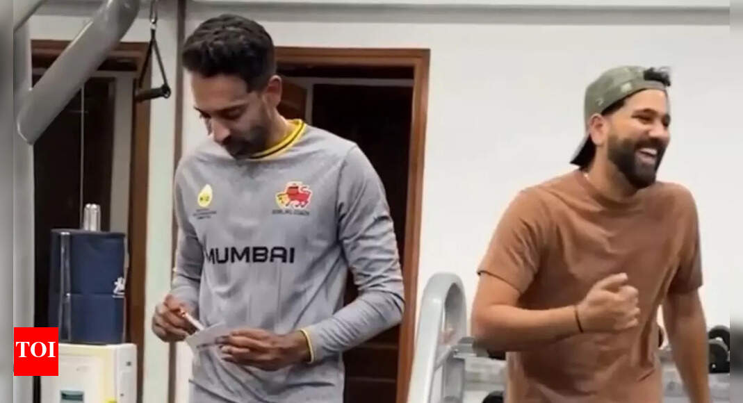 Rohit Sharma turns prankster, surprises former India pacer – Watch | Cricket News