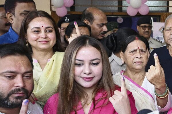 ‘Voted For Jobs, Development & Accountability’ RJD leader Tejashwi Yadav and his wife Rajshree Yadav, party leaders and former Bihar CMs Lalu Prasad Yadav and Rabri Devi and others show their fingers marked with indelible ink after casting votes, in Patna. (PTI Photo) PATNA: Voting in the first phase of the Bihar assembly elections concluded with a 57.9% turnout in Patna district that was driven by enthusiastic participation from both young voters and senior citizens across the urban constituencies. The district average of 57.93% is a clear rise from 51.12% in 2020 as polling stations in Bankipur, Digha, Kumhrar and Patna Sahib hummed with energy through the day.In Digha, the polling percentage reached 41.4%, up from 36.86% in 2020. Bankipur recorded 40.97% compared to 35.85% five years ago. Kumhrar saw a 39.57% voter turnout, an increase from 35.22% in 2020, while the highest jump was in Patna Sahib, where 59.93% of voters cast their ballots, up from 52.22% in the last election. Despite the usual logistical hiccups, the mood reflected a shared desire for jobs, development and accountability.Sarita Kumari (20), a first-time voter, flaunted her inked finger at a polling booth in Shastri Nagar and took selfies with her friend. Better education, a better system and employment opportunities, she said, were the issues she kept in mind while voting.A resident of Ashiana, college student K P Mishra (19) said he was thrilled. “Bihar has transformed significantly from the past. I remember the situation when I was in school. And now I am doing graduation and truly enjoy living here,” he said.”We have waited too long for real change – jobs for youth, better roads and reliable power. The one job per family promise is luring. We want a better future for our kids,” 55-year-old Sharad Kumar said at a polling station in Gulzarbagh. Meanwhile, tensions flickered over two women allegedly denied their vote at a Veterinary College booth, sparking brief protests. Responding, Patna district magistrate Thiyagrajan S M told TOI: “There was some glitch. We talked to the presiding officer and the matter was sorted out. No issue was reported from any polling booth. Voting went off peacefully,” he said.About the AuthorFaryal RumiShe is working with the Times of India as a Senior Digital Content Creator on the Patna desk.End of ArticleFollow Us On Social MediaVideos’Unemployability’: Is India Sitting On Ticking Time Bomb Of Unemployment? Expert’s Big Reveal’Mungerilal Ke Sapne’: BJP’s Sunil Pintu Takes Dig At RJD-Cong, Exudes Confidence Of Sitamarhi WinPakistan Fires Into Afghanistan, Breaks Ceasefire Amid Turkey Peace Talks: Taliban Confirms’RJD Put Katta To Congress’ Head’: PM Modi Slams Mahagathbandhan In Bihar RallyIndia Shocked As UAE Frees Mahadev Scam Accused, Cites No Extradition Request Amid Paper TrailBihar Deputy CM Vijay Sinha Accuses RJD MLC Of Drunken Chaos, Faces Off Amid Voting In LakhisaraiDelhi’s Fake ‘Professor’ and Team Pulled Off a ₹50 Crore Money Heist Inspired by Netflix Crime Drama’Can’t Think Of Another Trade Talk…’: Piyush Goyal, Todd McClay Comment On India–New Zealand FTAINS Ikshak Commissioned With 80% Indigenous Tech, New Hydrographic Survey Vessel Joins Indian NavyDonald Trump’s Trade Weapon Tested: US Supreme Court Weighs Limits of Emergency Powers, Authority123PhotostoriesWhen love in Bollywood movies defied wealth and social divideDon’t make this mistake while charging your phone at night, it could explode or harm your healthSamantha Ruth Prabhu’s time-turner necklace and purple gown are the talk of Abu DhabiFrom undergoing surgery to remove 22% of her liver with an 11-centimeter tumor to continuing a two-year targeted therapy; Dipika Kakar talks about her liver cancer treatmentCortisol cocktail: What happens when you take this viral drink everyday for a month5 breathtaking winter migrants in India every bird lover must seeWhy Sadhguru recommends consuming Carrot Salad with Peanuts and DatesWhy does this Indian temple open only for 12 days in a yearHis/ her story: “Whenever things are fine between my husband and me, my mother-in-law interferes and causes fights… What should I do?”‘Kaun?’, ‘Talvar’ to ‘Gone Girl’: 7 must-watch thrillers that will keep you guessing till the very end123Hot PicksStock market holidayBank HolidayBihar Election 2025Gold rate todaySilver rate todayPublic Holidays NovemberBank Holidays NovemberTop TrendingMarshawn Kneeland Cause of DeathJoe AlwynAshton JeantyNHL Trade RumorsTaylor SwiftWho is CatalinaMrBeastAnaheim DucksPatrick SurtainJalen Green