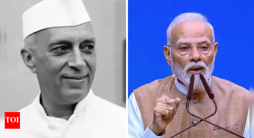 NEW DELHI: Bharatiya Janata Party on Friday accused India’s first Prime Minister Jawaharlal Nehru of committing a “historic sin” by truncating certain parts of Vande Matram which hailed Goddess Durga.In a social media post on X, BJP spokesperson CR Kesavan said that Congress, under Nehru’s presidentship, adopted only a truncated Vande Mataram as the party’s national song in its 1937 Faizpur session. He also cited Nehru’s letter to Subhash Chandra Bose where Nehru said that Vande Matram has nothing to do with Goddess Durga and opines that Vande Mataram is not suitable as a national song.”It is imperative for our younger generation to know how the Congress party brazenly pandering to its communal agenda under the Presidentship of Nehru, adopted only a truncated Vande Mataram as the party’s national song in its 1937 Faizpur Session, while PM Narendra Modi today will inaugurate the 150th year commemoration & participate in the mass recital of the full version of our glorious Vande Mataram across the nation,” Kesavan said.”The glorious Vande Mataram became the voice of our nation’s unity and solidarity, celebrating our motherland, instilling nationalistic spirit and fostering patriotism. Chanting it was made a criminal offense by the British. It did not belong to any particular religion or language. But the Congress committed the historic sin and blunder of linking the song with religion. Congress under Nehru citing religious grounds deliberately removed stanzas of Vande Mataram which hailed Goddess Ma Durga,” he added.The BJP leader also attacked leader of opposition in Lok Sabha Rahul Gandhi, claiming that “Hindu Virodhi mentality” of Nehru finds a pungent echo in Congress leader’s recent remarks on Chatth Puja.”In a letter dated Sep 1, 1937, Nehru spitefully writes that anybody considering the words in Vande Mataram as anything to do with a Goddess was absurd. He also derisively opines that Vande Mataram is not suitable as a national song. Netaji Subash Bose had strongly advocated for the full original version of Vande Mataram. On Oct 20, 1937 Nehru wrote to Netaji Bose claiming that the background of Vande Mataram was likely to irritate Muslims. He went on to say that there does seem to be substance regarding outcry against Vande Mataram and people who are communalistically inclined have been affected by it,” he said.”In 1937 if Nehru as Congress president blanked out the mention of Goddess Ma Durga by truncating Vande Mataram, Rahul Gandhi in March 2024 maliciously remarked ‘ There is a word called Shakti in Hindu Dharma and we are fighting against Shakti’. The Hindu Virodhi mentality of Nehru finds a pungent echo in Rahul Gandhi who recently demeaned and maligned the sacred Chatth Puja as a drama, hurting the sentiments of crores of devotees,” he added.This comes as Prime Minister Narendra Modi is set to launch year long celebrations to commemorate 150 years of national song at Indira Gandhi Indoor Stadium on Friday. He will also release a commemorative stamp and coin during the event.The programme will mark the formal launch of the year-long nationwide commemoration of the composition that inspired India’s freedom movement and continues to evoke national pride and unity.Composed by Bankim Chandra Chatterjee, ‘Vande Mataram’ was first published in the literary journal ‘Bangadarshan’ on November 7, 1875.”Later, Bankim Chandra Chatterjee incorporated the hymn in his immortal novel ‘Anandamath’ which was published in 1882. It was set to music by Rabindranath Tagore. It has become an integral part of the nation’s civilisational, political and cultural consciousness,” a government statement said.About the AuthorTOI News DeskThe TOI News Desk comprises a dedicated and tireless team of journalists who operate around the clock to deliver the most current and comprehensive news and updates to the readers of The Times of India worldwide. With an unwavering commitment to excellence in journalism, our team is at the forefront of gathering, verifying, and presenting breaking news, in-depth analysis, and insightful reports on a wide range of topics. The TOI News Desk is your trusted source for staying informed and connected to the ever-evolving global landscape, ensuring that our readers are equipped with the latest developments that matter most.”Read MoreEnd of ArticleFollow Us On Social MediaVideos’Unemployability’: Is India Sitting On Ticking Time Bomb Of Unemployment? Expert’s Big Reveal’Mungerilal Ke Sapne’: BJP’s Sunil Pintu Takes Dig At RJD-Cong, Exudes Confidence Of Sitamarhi WinPakistan Fires Into Afghanistan, Breaks Ceasefire Amid Turkey Peace Talks: Taliban Confirms’RJD Put Katta To Congress’ Head’: PM Modi Slams Mahagathbandhan In Bihar RallyIndia Shocked As UAE Frees Mahadev Scam Accused, Cites No Extradition Request Amid Paper TrailBihar Deputy CM Vijay Sinha Accuses RJD MLC Of Drunken Chaos, Faces Off Amid Voting In LakhisaraiDelhi’s Fake ‘Professor’ and Team Pulled Off a ₹50 Crore Money Heist Inspired by Netflix Crime Drama’Can’t Think Of Another Trade Talk…’: Piyush Goyal, Todd McClay Comment On India–New Zealand FTAINS Ikshak Commissioned With 80% Indigenous Tech, New Hydrographic Survey Vessel Joins Indian NavyDonald Trump’s Trade Weapon Tested: US Supreme Court Weighs Limits of Emergency Powers, Authority123Photostories7 must-try street foods in Delhi this winter5 human foods that can kill your dog (Even in small amounts)Confidence starts at home (and 5 ways to nurture it daily)What Makes You Attractive As Per Your Birth DateKamal Haasan turns 71: Revisiting the timeless films that defined Indian cinema’s most versatile actorFrom ‘Stranger Things 5’ to ‘Delhi Crime 3’: Upcoming OTT releases to watch in 20257 unique yet beautiful animals and birds with unusually long legsPopular baby names of 2025: The sweetest meanings behind the top namesMeet the 5 slowest animals on Earth that take life one second at a timeTop 5 denim bottoms to pair with your winter outfits this season123Hot PicksStock market holidayBank HolidayBihar Election 2025Gold rate todaySilver rate todayPublic Holidays NovemberBank Holidays NovemberTop TrendingMarshawn Kneeland Cause of DeathJoe AlwynSerena WilliamsNovak DjokovicNick Kyrgios vs Aryna SabalenkaWho is CatalinaWho is Sean DunnKash Patel GirlfriendPatrick SurtainJalen Green