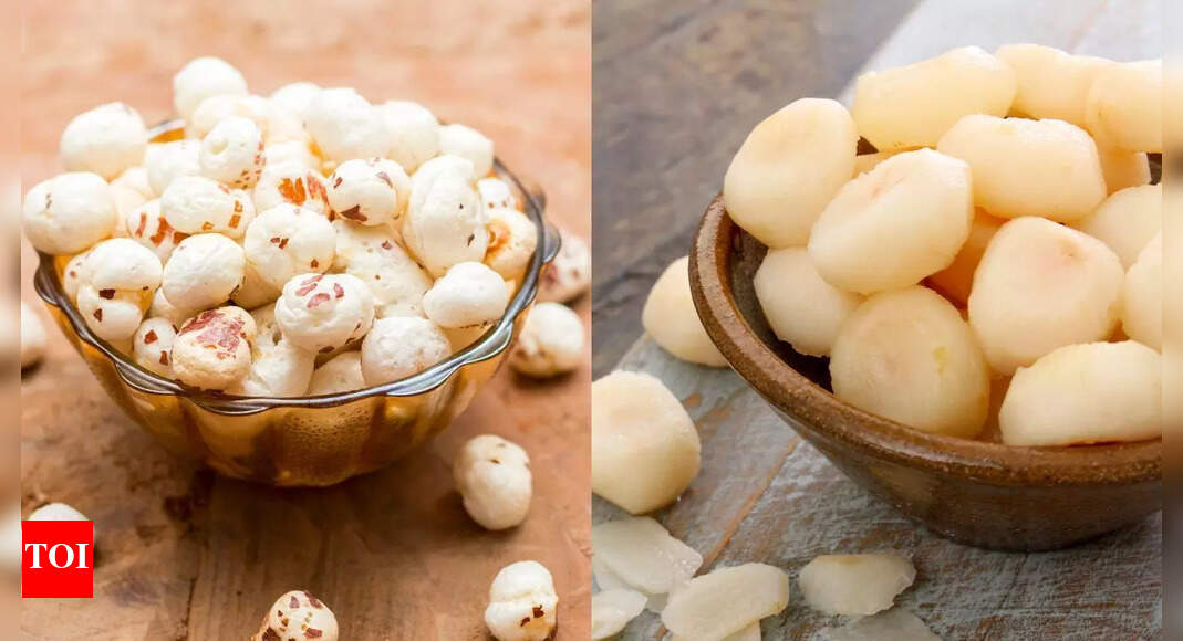 Makhana vs. Singhada: Which is better for digestion, weight loss, and blood sugar |