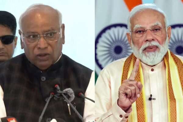 Congress president Mallikarjun Kharge alleged Prime Minister Narendra Modi’s aircraft takeoff caused a nearly two-hour delay to his Bihar rally. Kharge stated security officials made him wait in his helicopter, claiming the BJP frequently obstructs Congress campaigns. This incident occurred as both leaders campaigned in Bihar ahead of the final phase of voting. Mallikarjun Kharge (left), PM Narendra Modi (agencies) NEW DELHI: Congress president Mallikarjun Kharge on Friday alleged that Prime Minister Narendra Modi was responsible for the delay in the commencement of his rally in Bihar’s Chenari assembly segment. The rally, initially scheduled earlier in the day, began nearly two hours late, reported PTI.Kharge claimed that security officials at the airport asked him to wait until PM’s aircraft had taken off, forcing him to remain inside his helicopter for about 90 minutes. “I would have reached in time, but security officials at the airport told me I must wait till Narendra Modi’s aircraft takes off. So I had to keep waiting inside my helicopter for about an hour and a half,” he said, as quoted by the agency.He also alleged that the BJP frequently obstructs Congress campaigns. “BJP wallahs always keep coming in our way. Modi spends most of his time abroad and is seen in the country only at the time of elections. He has no qualms about canvassing even in Panchayat and municipal elections,” Kharge added.On Friday, PM Modi addressed two rallies in the neighbouring districts of Aurangabad and Kaimur, coinciding with Kharge’s scheduled appearance in Rohtas. The remarks come amid intensifying campaigning ahead of the second and final phase of voting for Bihar Assembly elections.About the AuthorTOI News DeskThe TOI News Desk comprises a dedicated and tireless team of journalists who operate around the clock to deliver the most current and comprehensive news and updates to the readers of The Times of India worldwide. With an unwavering commitment to excellence in journalism, our team is at the forefront of gathering, verifying, and presenting breaking news, in-depth analysis, and insightful reports on a wide range of topics. The TOI News Desk is your trusted source for staying informed and connected to the ever-evolving global landscape, ensuring that our readers are equipped with the latest developments that matter most.”Read MoreEnd of ArticleFollow Us On Social MediaVideosIndia Exposes Pakistan’s Nuclear Lies After Donald Trump’s Claim On Underground Tests Stunned WorldRahul Gandhi Accuses PM Modi, Amit Shah, EC Of Stealing Elections, Claims Multiple Polls Manipulated‘Apaharan Department’: Amit Shah Slams Tejashwi Yadav At Jamui Rally, Raises ‘Jungle Raj’ SpectrePakistan Cries Foul At UNSC As India Holds Indus Waters Treaty In Abeyance Over Pahalgam AttackIndia’s MBBS Student Ajit Singh From Rajasthan, Missing for Last 19 Days, Found Dead In Russian DamFAA Grounds America: How The US Flight Cuts Could Derail Indian Travel Plans This Holiday SeasonMassive ATC System Breakdown At Delhi Airport Disrupts Flights; Airlines Urge Patience And CareSupreme Court Directs Dogs Be Shifted From Schools, Bus Stands To Shelters; Petitioner Breaks DownPM Modi Calls Vande Mataram A ‘Mantra Of Unity And Courage’ As The Song Completes 150 YearsFrance Backs India’s AI Vision: Anne Bouverot Lauds New Delhi’s Balance Between Innovation, Ethics123PhotostoriesClove Tea for respiratory health: How to make it and 4 ingredients to add to gain maximum benefitsFrom Tejasswi Prakash’s new salon to Charu Asopa and Dipika Kakar’s clothing lines; TV celebs’ lucrative business ventures7 modern baby boy names that begin with letter ‘H’ChemRIZZtry to Love-loreing: Dating trends that will rule 20265 Japanese tricks for sharp brain and mental boost9 iron-rich beetroot dishes perfect for winter eveningsSingappenne tops the TRP charts; here’s a look at the Top 5 Tamil TV showsHow to grow fenugreek (methi saag) in balcony garden; steps to followCopper, silver or brass: Which metal glass is actually healthier to drink from?Millie Bobby Brown to Raveena Tandon: 5 best celebrity looks of the day123Hot PicksStock market holidayBank HolidayBihar Election 2025Gold rate todaySilver rate todayPublic Holidays NovemberBank Holidays NovemberTop TrendingMarshawn Kneeland Cause of DeathJoe AlwynSerena WilliamsMaple Leaf JerseyNick Kyrgios vs Aryna SabalenkaWho is CatalinaWho is Sean DunnKash Patel GirlfriendWWE Smackdown PreviewVirginia Teacher Shot Dead