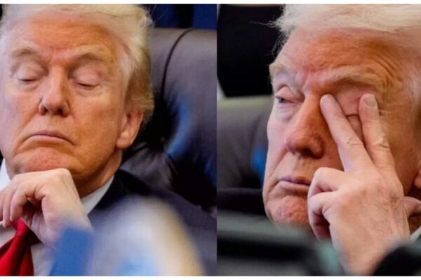 ‘Dozy don is back’: Photos of President Trump closing eyes in Oval Office spark buzz; internet mocks