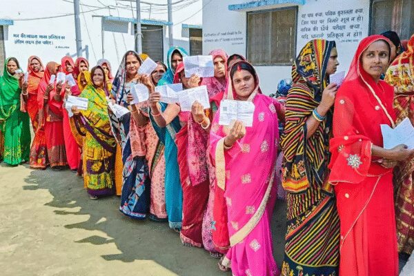 NEW DELHI: The final voter turnout in the first phase of the Bihar legislative election was recorded to be 65.08 per cent, announced the Chief Electoral Officer. This turned out to be 0.42 per cent more than the tentative voter turnout of 64.66 per cent.A total of 3.75 crore voters were eligible in the polls, out of which 1.98 crore are men and 1.76 crore are women. Women had a significantly large turnout across 45,341 polling stations in the first phase.The CEO of Bihar stated that this year’s election in the state saw a 7.79 per cent increase in voter turnout compared to the 2020 Bihar Assembly General Elections, which was 57.29 per cent. Additionally, there was an 8.8 per cent increase in voter turnout compared to the 2024 Lok Sabha General Elections, which was 56.28 per cent.Bihar Polls: RJD Gains Ground in Sitamarhi as Locals Voice Frustration Over Jobs and GovernanceThe 2025 polls marked the highest voter turnout, breaking the record of the 1998 assembly polls, which recorded a 64.6 per cent voter turnout.The phase 1 elections marked some of the key battlegrounds that drew public attention. Raghopur was Tejashwi Yadav’s stronghold, while Mahua, being his brother, Tej Pratap Yadav’s constituency, with his new party, Janshakti Janata Dal. The deputy CM Samrat Choudhary stood from Tarapur while deputy CM Vijay Kumar Sinha was in the polls as Lakhisarai’s candidate. Some other highlights were Alinagar, which marks singer Maithili Thakur’s debut in politics, and Mokama, being the seat for JD(U)’s Anant Singh, where he faced RJD’s Veena Devi amid a murder case.Leaders across Bihar had their own takes regarding the people turning out in large numbers. In the latest, addressing a rally in Sitamarhi, PM Modi attacked RJD, saying, “first phase voter turnout in Bihar polls is 65-volt ‘jhatka’ to jungle raj.” Earlier, he had reposed this as a people’s trust in the “track record of Narendra and Nitish.”Incumbent CM Nitish Kumar congratulated the voters for a record turnout. “Now is the time to place Bihar in the category of the most developed states,” the chief minister wrote on his X.Mahagathbandhan’s deputy chief minister, Mukesh Sahani, contrarily pointed out SIR as one of the reasons behind the increased vote count. Reaffirming his belief in MGB winning the legislative polls, he said, “Let NDA be happy after seeing the voting percentage for a few days. Let them be happy. However, the voting percentage has not increased; the pattern remains the same as before. With at least 20 thousand votes cut in each constituency, accounting for that, has the percentage increased? Let them (NDA) burst crackers for a few days.”On November 6, Bihar held its first phase of voting for 121 seats across 18 districts. The second phase of the Bihar Assembly elections is scheduled for November 11, with counting of votes to be conducted on November 14. In the second phase, 122 seats in 20 districts will go to the polls, and subsequently, polling for the Bihar elections will conclude. Districts including Aurangabad, Jahanabad, Gaya, Nawada, Jamui, Bhagalpur, Purnia and others will be included in the second phase.The first phase of Bihar legislative polls was held on November 6 across 121 constituencies in 18 districts. The second phase is marked for November 11, covering 122 seats in 20 districts, including Aurangabad, Jehanabad, Gaya, Nawada, Jamui, Bhagalpur, and Purnia. The counting is scheduled for November 14. About the AuthorTOI News DeskThe TOI News Desk comprises a dedicated and tireless team of journalists who operate around the clock to deliver the most current and comprehensive news and updates to the readers of The Times of India worldwide. With an unwavering commitment to excellence in journalism, our team is at the forefront of gathering, verifying, and presenting breaking news, in-depth analysis, and insightful reports on a wide range of topics. The TOI News Desk is your trusted source for staying informed and connected to the ever-evolving global landscape, ensuring that our readers are equipped with the latest developments that matter most.”Read MoreEnd of ArticleFollow Us On Social MediaVideosPM Modi’s ‘65-Volt Jhatka’ Jibe Rocks Bihar Rally, Mocks Rahul’s Pond Dive As ‘Doobne Ki Practice’From Canada To New Zealand, The World Sings Along As India’s National Song ‘Vande Mataram’ Turns 150CIA Whistleblower Confirms Pakistan’s F-16s Were Nuke-Capable, But US Hid The Truth From The WorldBangladesh: NCP Warns Of Political Violence Ahead Of First Polls Since Ex-PM Sheikh Hasina’s Ouster‘They Were Treated Badly’: Families of Indians Trapped in Myanmar Job Scam React, MEA Sounds WarningPM Modi Flags Off Four Vande Bharat Express Trains From Varanasi, Says ‘New India On Fast Track’Massive Fire Engulf Bengali Basti Near Rithala Metro, One Killed As Firefighters Battle FlamesMEA Assures Full Support For Major Vikrant Jaitley Detained In UAE; Consular Access Provided‘Islamic Bomb’: Ex-CIA Officer Reveals What Drove Pakistan To Build Nukes, Big Claim On Indira GovtMEA’s Measured Response After Donald Trump Says He Could Meet PM Modi During India Visit Next Year123PhotostoriesVirat Kohli becomes the 6th most influential global personality on Instagram: A look at his top adorable posts with wife Anushka SharmaSkyroot Aerospace Gears Up for India’s First Private Rocket Launch — Inside Nation’s Most-Funded Space Startup from HyderabadBollywood actors who captivated audiences with their relatable charm and unforgettable on-screen appealBengaluru’s 2nd Airport in Trouble? AAI Report Flags Terrain, Airspace, and Cost ChallengesHow to make people take you seriously: 5 powerful psychology-backed tipsBollywood films often remind us that no matter the price the bonds of family, loyalty, and love remain unbrokenThe Double Helix: Inside James Watson’s wild ride to the secret of DNAFrom Diana to Meghan: 5 iconic jewellery pieces passed down through the royalsWhy do we burn incense during prayers: What the smoke representsConstipated all the time? 5 doctor-approved food combinations that help you poop naturally123Hot PicksStock market holidayBank HolidayBihar Election 2025Gold rate todaySilver rate todayPublic Holidays NovemberBank Holidays NovemberTop TrendingMarshawn Kneeland Cause of DeathWWE Smackdown HighlightsJoe DavisShohei OhtaniGM Kyle DubasWho is CatalinaDwayne JohnsonBO Nix WifeNew Vande Bharat ExpressIndia World Cup Cash Prize