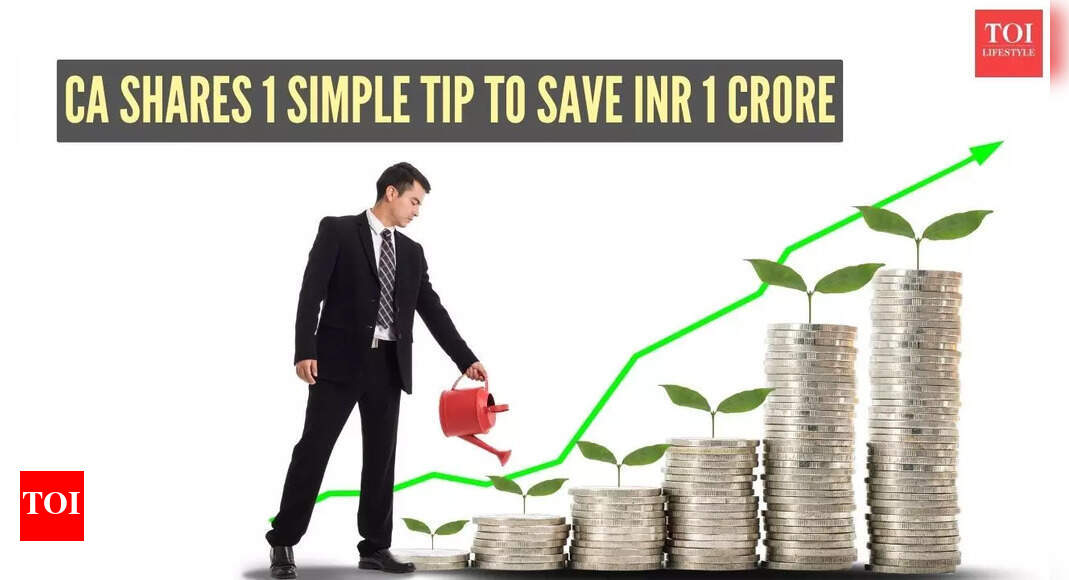 CA shares how making this small change in lifestyle can help people save nearly 1 crore