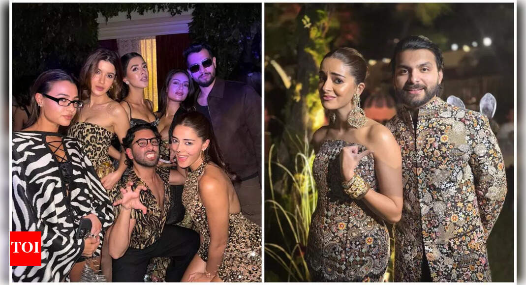 Ananya Panday, Shanaya Kapoor and Navya Naveli Nanda steal the show at friend’s Udaipur wedding; Janhvi Kapoor reacts to Ananya’s photo with Shikhar Pahariya | Hindi Movie News