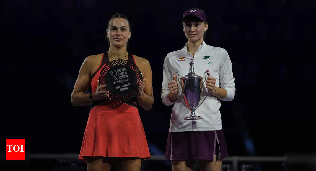 WTA Finals 2025: Elena Rybakina downs World No 1 Aryna Sabalenka to clinch title, pockets record prize money | Tennis News