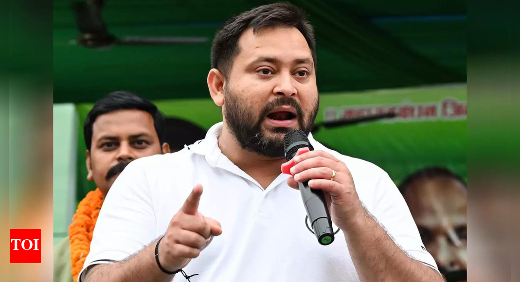 Tejashwi Yadav marked his 36th birthday with a rally in Rohtas. He urged supporters to help unroot the current government. INDIA bloc leaders extended wishes. His brother Tej Pratap also sent birthday greetings. The Mahagathbandhan leader promised a return gift if his alliance secures power in Bihar. The elections are nearing their final phase. RJD leader Tejashwi Yadav (ANI photo) NEW DELHI: RJD leader and Mahagathbandhan’s chief ministerial face Tejashwi Yadav celebrated his 36th birthday on Sunday with party workers and supporters in Rohtas — just days before Bihar votes in the final phase of the assembly elections.At a spirited rally in Dinara, Tejashwi turned the occasion into a political pitch. “Today is also my birthday. I only seek your blessings, love, and strength so that we can uproot this dishonest government,” he told the crowd, drawing loud cheers. The RJD leader promised voters a “return gift” if his alliance comes to power.Birthday wishes poured in from across the INDIA bloc. Congress leader Rahul Gandhi posted a photo of the two from their Voter Adhikar Yatra, writing, “Happy Birthday Tejashwi Yadav ji! May you be happy and healthy — we will ensure change, employment, equality, and progress for the people of Bihar.”Samajwadi Party supremo Akhilesh Yadav also lauded Tejashwi’s growing popularity, saying, “The camera is capturing where the real public support lies. Bihar is going to get a new, young chief minister with new energy.”Even his estranged brother Tej Pratap Yadav, despite his differences, extended birthday wishes while also claiming there was a threat to his own life. “My security has been increased because there is a threat to my life. People will get me killed… It’s Tejashwi’s birthday and I give him my best wishes. Hope he has a bright future. He has my blessings,” he said.About the AuthorTOI News DeskThe TOI News Desk comprises a dedicated and tireless team of journalists who operate around the clock to deliver the most current and comprehensive news and updates to the readers of The Times of India worldwide. With an unwavering commitment to excellence in journalism, our team is at the forefront of gathering, verifying, and presenting breaking news, in-depth analysis, and insightful reports on a wide range of topics. The TOI News Desk is your trusted source for staying informed and connected to the ever-evolving global landscape, ensuring that our readers are equipped with the latest developments that matter most.”Read MoreEnd of ArticleFollow Us On Social MediaVideos‘Peeping Into Our Residence’: Aaditya Thackeray Slams MMRDA After Drone Spotted Near Matoshree‘India Is A Continental And Maritime Power, Holds Key Role In Indian Ocean Region’: CDS Anil ChauhanPM Modi Unveils ₹8,000 Crore Projects to Boost Uttarakhand’s InfrastructureEvery Indian Shares Ancestral Roots, No ‘Ahindu’ Exists: Mohan BhagwatFormer Army Commander Warns of Rising Extremist Threat from BangladeshPM Modi Highlights Legal Reforms, Stresses Need for Law in Local Languages‘Rallies Cancelled Due to Low Response’ Congress Responds to PM’s ‘Reject Katta Sarkar…’ RemarkMohsin Naqvi Cornered At ICC Meet In Dubai; Asia Cup Trophy Dispute Turns Into Diplomatic Face-Off‘Bulldozer Will Roll Over Corruption’: Yogi Adityanath’s Fierce Attack on RJD-Congress’Modi Runs Empire Of Fear, We’re Fighting Mahatma’s Battle’: Priyanka Gandhi Targets PM In Bihar123PhotostoriesFrom not having enough money to buy a house to putting in their entire savings; Rohit Purohit and Sheena Bajaj’s white haven in Mumbai5 foods that secretly make your face bloated and what to eat insteadHow to make mornings easier before school: 10 real-life tips for moms and dads that actually work’Laal Singh Chaddha’, ‘Action Replayy’, ‘Dil Bole Hadippa!’: Bollywood remakes of Hollywood hits that failed to impress at the box officeShopping a little too much online? 8 creative ways to use discarded delivery packagingShanaya Kapoor to Janhvi Kapoor: 5 looks of the day that are setting major fashion goalsBigg Boss Malayalam 7: Finalist Nevin’s charming weekend looksWas walking the key to Steve Jobs’s genius? Stanford study reveals 4 ways it boosts creativityBigg Boss Malayalam 7: Here’s a look at the stunning transformation of the finalists over the seasonToll time: Dwarka E-way free ride ends next week; check how much you will have to pay123Hot PicksStock market holidayBank HolidayBihar Election 2025Gold rate todaySilver rate todayPublic Holidays NovemberBank Holidays NovemberTop TrendingMarshawn Kneeland Cause of DeathMLB Trade RumorsMLB Trade Rumors Detroit TigersMicah ParsonsFortnite OG Butterfly Live EventMarshawn Kneeland NewsNHL Injury UpdateBO Nix WifeNew Vande Bharat ExpressIndia World Cup Cash Prize