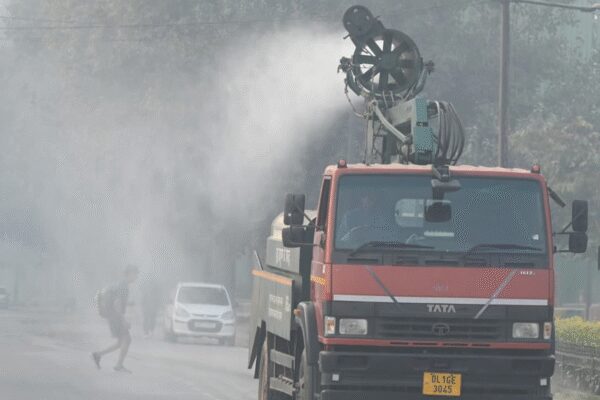 AQI close to ‘severe’ NEW DELHI: The capital’s air quality continued to deteriorate for the fourth day running, with the city’s average AQI inching closer to ‘severe’ levels on Sunday. The day’s average air quality index was recorded at 370, in the upper range of ‘very poor’, the second worst of the season so far after October 30, when the index was at 373. Delhi woke up to another morning of toxic smog but, just as on the previous day, winds picked up towards late afternoon, providing some relief. The average AQI at 8 am Sunday was 391, close to the ‘severe’ range that starts from 401. By 11 am, the air remained just as bad, with the AQI at 389. The day’s official 24-hour average is taken at 4 pm, when the air had improved a bit. The share of pollutants from farm fires in Punjab and Haryana on Delhi’s PM2.5 levels continues to be low, with the figure dipping to nearly 5% from 8% on Saturday. “The wind speed reached 14-15 kmph in the afternoon. While yesterday the wind was northwesterly, coming from Punjab and Haryana, today it changed to westerly and south-westerly. Thus, the fire farm impact,” said Mahesh Palawat of Skymet.’Improving Trend’: CAQM says GRAP-III not needed as of now According to the Centre’s Decision Support System (DSS), the share of farm fires was 5.3% on Sunday. The share has been less than 10% so far this season while in the past years it has peaked at over 40%. The DSS did not issue any forecast on the impact of stubble burning for Monday. The air quality early warning system expects the air quality to remain within the very poor category. “The air quality is very likely to be in the very poor category from November 10 to 12,” it stated. The AQI is expected to stay ‘very poor’ for the subsequent six days as well, the note added.  Meanwhile, the Commissioner for Air Quality Management in NCR and Adjoining Areas (CAQM) said that they are not imposing strict pollution preventive measures under Grap-III. The CAQM issued a statement asserting that in the wake of Delhi’s daily average AQI hovering around the higher end of the very poor category in the morning, a review meeting was held on GRAP. “However, the sub-committee, while reviewing the current air quality scenario of Delhi-NCR and forecasts for weather/meteorological conditions made available by IMD/IITM, noted that at 10am the hourly average AQI of Delhi was 391… Given that Delhi’s daily average AQI has since shown a consistent declining trend, with AQI improving to 370 at 4 pm and further improving to 365 at 5 pm today, with the dynamic model and forecasts for weather/meteorological conditions and AQI by IMD/IITM also indicating the overall AQI of Delhi to stay in the ‘very poor’ category in the coming days, the sub-committee opined that invocation of stage-III of GRAP is not required at the moment,” CAQM stated. Delhi environment minister Manjinder Singh Sirsa pointed to a slew of measure being taken by the city govt, including installing sprinklers, fixing pollution norms for industries etc, while attacking the previous AAP govt, stating that while they let Delhi’s pollution worsen for 10 years and expect it to be cleaned in 7 months.  “The inaction of pollution of 10 years cannot be fixed in 7 months… AAP commented on the location of the Bawana monitoring station, which was installed by them. They spent money on advertisements and not on fixing pollution. We are working to make the situation better,” said Sirsa. Delhi, meanwhile, continued to feel the chill, recording a minimum temperature of 11.6 degress Celsius on Sunday, which was three degrees below normal. This was marginally higher than Saturday’s season low of 11 degress Celsius. The maximum was 28.1 degrees Celsius, which was a degree above normal. IMD has forecast shallow fog on Monday morning, with both maximum and minimum temperatures expected to stay in a similar range.About the AuthorKushagra DixitKushagra Dixit writes on environmental issues, wildlife conservation, climate change, agriculture,  human rights, and scientific research. His investigative coverage encompasses river contamination with emphasis on the Yamuna, air pollution, urban waste and their collective effects on public wellbeing.Read MoreEnd of ArticleFollow Us On Social MediaVideosRiga Sugar Mill Revival: Locals Speak On Change And Challenges Ahead Of Bihar PollsPrez Murmu Pushes For Oil, Critical Minerals, Tech Cooperation During Angola Visit; Key MoUs signed‘Modi, Shah, Gyanesh Fear Gen Z’: Rahul Gandhi Hits Out Over ‘Vote Theft’ At Bihar RallyTeen Shoots Classmate With Father’s Pistol At Posh Gurugram Society; Victim Critical‘Peeping Into Our Residence’: Aaditya Thackeray Slams MMRDA After Drone Spotted Near Matoshree‘India Is A Continental And Maritime Power, Holds Key Role In Indian Ocean Region’: CDS Anil ChauhanPM Modi Unveils ₹8,000 Crore Projects to Boost Uttarakhand’s InfrastructureEvery Indian Shares Ancestral Roots, No ‘Ahindu’ Exists: Mohan BhagwatFormer Army Commander Warns of Rising Extremist Threat from BangladeshPM Modi Highlights Legal Reforms, Stresses Need for Law in Local Languages123Photostories5 effective and easy ways to build a stronger relationship with the boss5 national parks in India where you can spot the endangered wild dogs (dholes)5 high-protein soups you can whip up in 15 minutes or lessBirthday special: Arhaan Khan’s sweetest social media moments with mom Malaika Arora5 must-have Kashmiri winter outfitsFrom heart health to better sleep: 5 reasons why one should consume pumpkin seedsFrom not having enough money to buy a house to putting in their entire savings; Rohit Purohit and Sheena Bajaj’s white haven in Mumbai5 foods that secretly make your face bloated and what to eat insteadHow to make mornings easier before school: 10 real-life tips for moms and dads that actually work’Laal Singh Chaddha’, ‘Action Replayy’, ‘Dil Bole Hadippa!’: Bollywood remakes of Hollywood hits that failed to impress at the box office123Hot PicksStock market holidayBank HolidayBihar Election 2025Gold rate todaySilver rate todayPublic Holidays NovemberBank Holidays NovemberTop TrendingMarshawn Kneeland Cause of DeathMLB Trade RumorsMLB Trade Rumors Detroit TigersMicah ParsonsFortnite OG Butterfly Live EventMarshawn Kneeland NewsNHL Injury UpdateBO Nix WifeNew Vande Bharat ExpressIndia World Cup Cash Prize