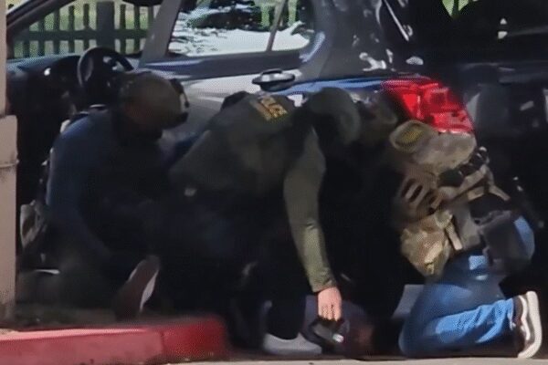 Federal agents detain and separate Latino father from toddler, leaving child with ‘dirty diaper, bruises and rash’; DHS justifies actions