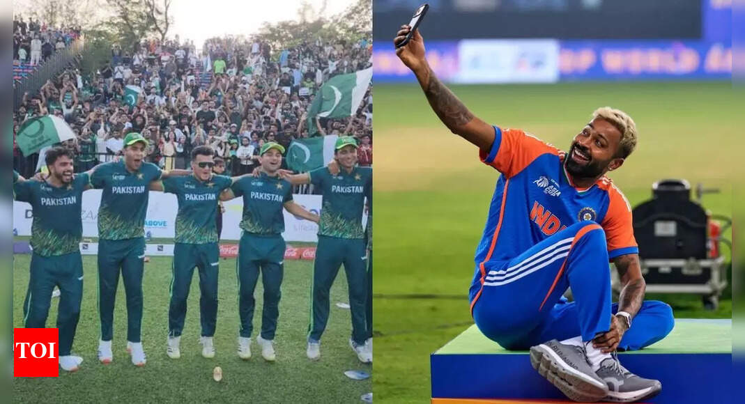 Viral pic! Pakistan’s Muhammad Shahzad copies Hardik Pandya’s iconic celebration after record Hong Kong Sixes title