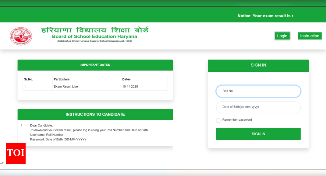 HTET result 2025 declared at bseh.org: Direct link to download here