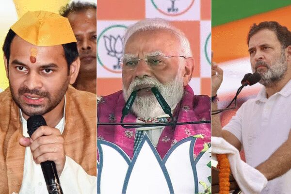 Bihar’s 2025 election campaign has transformed into a political theatre, with leaders employing sharp, witty one-liners reminiscent of Bollywood dialogues. Prime Minister Modi accused the INDIA bloc of strong-arming for power, while Yogi Adityanath used cartoonish satire. Mallikarjun Kharge mocked Modi’s perceived arrogance, and Rahul Gandhi critiqued the spectacle of power.  ‘Kanpatti par katta rakh kar … ”Nachaniya log hain”Jhuthon ke sardar … ‘If you think these are dialogues from Anurag Kashyap’s ‘Gangs of Wasseypur’ sequel, think again. This, in fact, is the real-life political theatre of the Bihar Assembly Elections 2025 — where campaign stages have turned into movie sets and the country’s top politicians are playing to the gallery with one-liners sharp enough to cut through steel.The election trail this year sounds less like a manifesto pitch and more like a dialogue contest — raw, witty, and unapologetically local. From “kanpatti par katta rakh kar” to “nachaniya log hain,” and even “bete ki shaadi hai,” speeches have morphed into full-blown performances — part street theatre, part stand-up act, part political showdown.’Kanpatti par katta rakh kar kursi chura li’Prime Minister Narendra Modi set the tone with what sounded like a line straight out of a crime thriller. Taking aim at the INDIA bloc, he accused the RJD of strong-arming the Congress into submission for the chief ministerial post.“Congress didn’t want to name the RJD leader as the CM face, lekin RJD ne Congress ke kanpatti par katta rakh kar CM post chori kar liya,” he declared, sending the crowd roaring.His “kanpatti par katta rakh kar CM kursi chura li” line could have been lifted straight from Gangs of Wasseypur, where politics and pistols share the same script.While the tone of his initial rallies remained mostly remained in his usual style, PM Modi, towards the end of the campaigning days, escalated the metaphor, warning voters against the return of Bihar’s infamous lawless days. “Yeh log abhi se bachchon ko rangdar banane ki baat kar rahe hain… Bihar ko katta sarkar nahi chahiye, ku-shasan sarkar nahi chahiye,” he said, urging voters to reject “guns, extortion, and bad governance.”‘Pappu, Tappu, Appu’: Yogi’s cartoon slamIf PM Modi was channeling gangster cinema, Uttar Pradesh chief minister Yogi Adityanath brought cartoon satire to the campaign.“The INDI alliance has three monkeys — Pappu, Tappu, and Appu,” he quipped, twisting Gandhi’s iconic moral parable into a punchline. “They can’t see, hear, or speak the truth,” he said, accusing them of “dividing Bihar and tainting its system with guns and pistols.”Think Salman Khan’s Tere Naam anger meets Ajay Devgn’s Toonpur absurdity, over-the-top, yet crowd-pleasing. The CM’s rallies have been a reminder that in politics, ridicule often lands harder than rhetoric.’Bete ki shaadi hai’Mallikarjun Kharge’s “Modi is roaming around as if his son is getting married” punchline could have fit right into Peepli Live — country’s most biting political satire.Between mocking the PM’s “one-man show” and calling him Jhuthon ke Sardar, Kharge tapped into the absurdity of modern campaign culture — the spectacle of power.“PM Modi lies all the time. He forgot demonetisation, black money, two crore jobs… Jhuthon ke sardar har jagah jaa ke jhuth baatein bolte hain,” Kharge thundered in Patna. He didn’t stop there: “Modi is roaming around Bihar as if his son is getting married. From Panchayat to Parliament — only Modi’s face, everywhere!”’Yoga for votes’In the theatre of Bihar’s polls, Rahul Gandhi often looks like the Tamasha protagonist — aware of the absurdity, yet trapped in the act.His lines — “Modi can do yoga for votes… but after elections, Adani-Ambani will do the dancing” — carry a tone of weary rebellion. He isn’t trying to win the shouting match; he’s trying to call out the script itself.”Narendra Modi gives speeches, comes and makes promises, saying he will do whatever you ask until election day. But after the elections, he neither comes to Bihar nor listens to you. He simply leaves. I say, whatever you want done, get it done now,” Rahul Gandhi said.”The Prime Minister can do anything for votes. Tell him to do yoga, he will do a few asanas. But after the elections, all the singing and dancing will be done by Adani and Ambani. This entire thing is just a drama,” he added.’Nachaniya log hain’Deputy CM Samrat Chaudhary’s alleged dig at Bhojpuri star Khesari Lal Yadav as a “nachaniya” set off the next act in this drama.RJD leader Rohini Acharya hit back with fire: “They call Manoj Tiwari, Hema Malini, Kangana Ranaut ‘nachaniya’? These are artists who have contributed to India. BJP insults artists but celebrates criminals.””Do those ‘nachaniya’ feel no shame? Their faces are being used to gather crowds… Are they ‘nachaniya’? They are artists. They too have contributed to India. All our artists and actors have contributed. So many good films are made. There are two types of people everywhere: good and bad. In the BJP, all the bad people come and become good. Prajwal Revanna, a mass rapist, is fine now. Asaram Bapu, Ram Rahim, all these people have become good… Can someone call an artist, a ‘nachaniya’?… This is the language they use. They are using the same ‘nachaniya’ to gather crowds because no one is coming to listen to their election speeches,” said RJD leader Rohini Acharya,” she said.’Rasoiya hona chahiye’When Rahul Gandhi cast his line during a fishing stop, Tej Pratap Yadav reeled in the sarcasm — suggesting the Congress leader should’ve become a “rasoiya” instead of a politician. “Rahul Gandhi’s job is to ride a motorcycle and spread pollution. He’ll spend his entire life fishing. The country will be plunged into darkness… ‘Jalebi chhan’na, machli pakadna, unko toh rasoiya hona chaiye tha’. Why did he become a politician?” he said.BJP’s Ravi Kishan piled on with a punchline fit for a reality show judge: Rahul, he said, would get “fewer votes than the number of fish he caught“The number of votes he’ll get will be fewer than the number of fish he caught. His swimming style was good – he’s catching fish, and we’re catching votes,” he said.About the AuthorTOI News DeskThe TOI News Desk comprises a dedicated and tireless team of journalists who operate around the clock to deliver the most current and comprehensive news and updates to the readers of The Times of India worldwide. With an unwavering commitment to excellence in journalism, our team is at the forefront of gathering, verifying, and presenting breaking news, in-depth analysis, and insightful reports on a wide range of topics. The TOI News Desk is your trusted source for staying informed and connected to the ever-evolving global landscape, ensuring that our readers are equipped with the latest developments that matter most.”Read MoreEnd of ArticleFollow Us On Social MediaVideosBJP Hits Out at Congress for Sidelining Tharoor After Advani Birthday WishPM Modi To Join Global Peace Prayer Festival As India-Bhutan Ties Reach New HeightsTop Bengaluru Jail Official Transferred, 2 Suspended After Viral Videos Spark Outrage23-Year-Old Indian Student Dies In Texas; Family In Andhra Pradesh Appeals For Help To RepatriateEx-RBI Chief Raghuram Rajan Blasts US For Discriminatory Tariffs, Calls Modi-Trump Relation HollowMost-Wanted Indian Gangsters Caught; Sangwan And Bishnoi Networks Face Big Setback in US, GeorgiaUP CM Yogi Adityanath Orders Schools To Sing Vande Mataram Daily, Warns Against ‘New Jinnahs’‘Thar Is Not A Car, It’s A Statement Of Owner’s…’: Haryana DGP Sparks Car-Shaming Row Nationwide300-Kg Explosives, Weapons, Timers: J&K Police Stop Deadly Terror Plot Targeting North India In TimeClinton Family, USAID And Yunus: Sheikh Hasina Aide’s Explosive Allegations On Bangladesh Coup123Photostories10 baby names that mean happiness in different languagesExclusive – From being a part of creative team to working with Shah Rukh Khan in Dil Toh Pagal Hai: Balvinder Singh Suri aka Roshan Sodhi of Taarak Mehta Ka Ooltah Chashmah on his journeyFrom Yam (Jimikand) to Colocasia (Arbi): 9 types of root vegetables found in IndiaNatasha Poonawalla to Nimrit Kaur: Today’s celebrity fashion moments you can’t missStep into Emraan Hashmi’s beautiful Bandra home, nestled amidst effortless minimal charm’Thugs of Hindostan’ to ‘Kalank’: Bollywood films that failed despite their stellar casts7 conversations you must have with your teenage daughter10 rare phobias that sound too unusual, but are totally real!Inside Faridabad’s shocking 360kg explosive haul: How a woman doctor’s Swift Dzire car hidaterrorsecretFitness secrets of Rashmika Mandanna: How the ‘Thamma’ star keeps fit amidst a busy schedule123Hot PicksBihar Election CandidatesBihar Election ConstituenciesBihar Election 2025Gold rate todaySilver rate todayPublic Holidays NovemberBank Holidays NovemberTop TrendingHafiz SaeedHailee SteinfeldVanessa BryantMarshawn Kneelands GirlfriendMichael Willis Cause of DeathCharlie KirksJuan SotoCandace OwensMLB Trade RumorsMatt Hardy