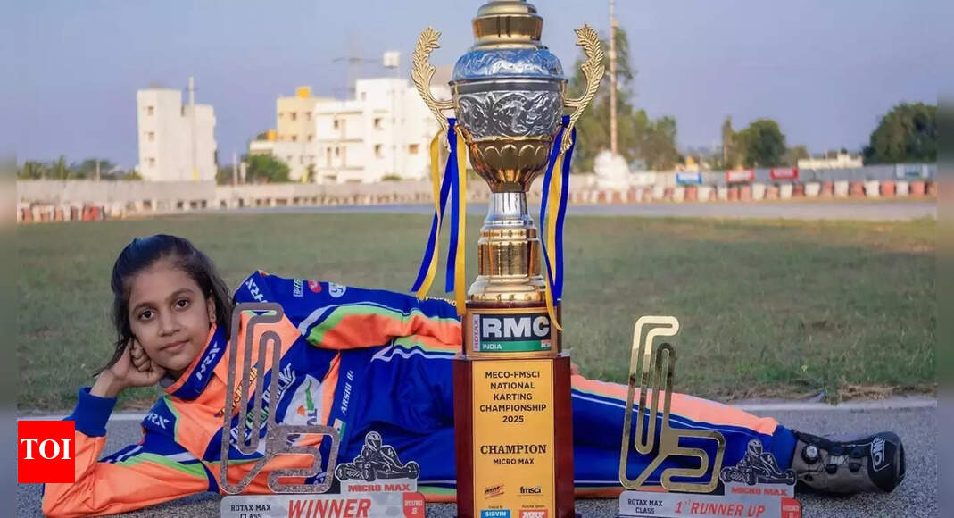 National Karting Championship: First-ever Indian female! 9-year-old Arshi Gupta scripts history | More sports News