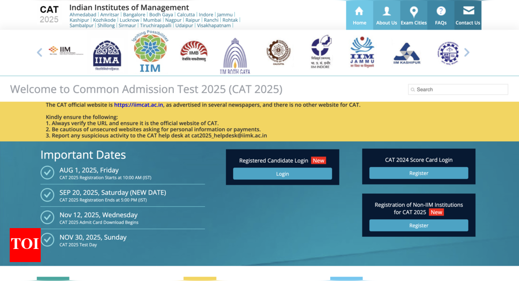 CAT 2025 admit card to be released on this date: Check where and how to download IIM hall ticket