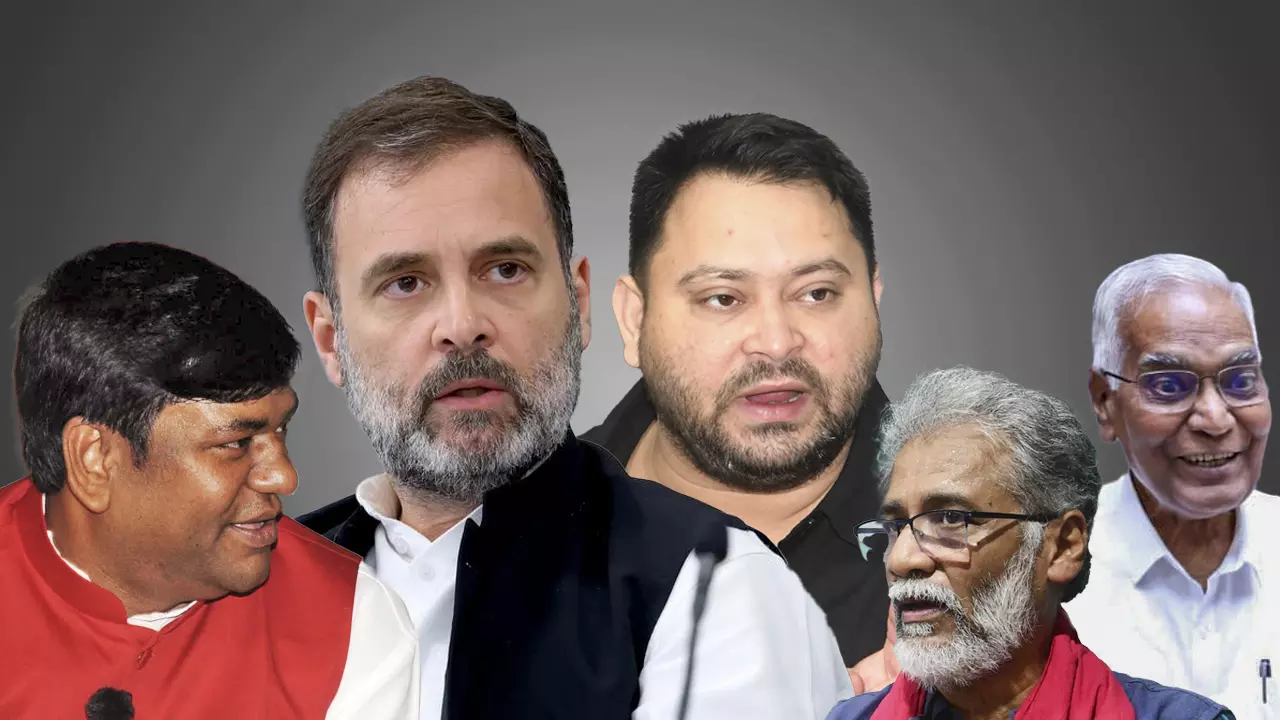NEW DELHI: All opinion polls on Tuesday predicted a loss by a huge margin for the RJD-led Mahagathbandhan in Bihar Assembly Elections 2025. The alliance appeared to fall short, securing only 70 to 100 seats, according to the pollsters. Matrize predicted 70-90 seats for the alliance, People’s Pulse, 75-101 seats, People’s Insight, 87-102 seats, Dainik Bhaskar, 73-91 seats.Follow live updates on Bihar Exit PollsThe state witnessed highest-ever voter turnout at 67.14% in final phase.An opinion poll by C-Voter had earlier predicted a close contest, giving the BJP–JDU-led NDA a 40% chance of retaining power. The RJD-led Mahagathbandhan followed closely with 38.3%, while Prashant Kishor’s new party, Jan Suraaj, emerged third with 13.3% voter preference.In Maharashtra, exit polls had predicted a close contest but suggested that the BJP-led Mahayuti alliance would hold a slight advantage over the opposition Maha Vikas Aghadi (MVA). Pollsters largely expected the ruling alliance to retain power, though not by a wide margin. In Delhi, most surveys forecasted a strong lead for the BJP, with a few suggesting a relatively better performance for the Aam Aadmi Party (AAP). Overall, pollsters agreed that the BJP would dominate the capital’s political landscape once again. In Haryana and Jharkhand, predictions leaned the other way. Exit polls had tipped Congress to win in Haryana, while in Jharkhand they projected a tight race between the BJP-led alliance and the JMM-led INDIA bloc.Disclaimer: Opinion polls are not always accurate. Actual results will be announced on November 14.About the AuthorTOI News DeskThe TOI News Desk comprises a dedicated and tireless team of journalists who operate around the clock to deliver the most current and comprehensive news and updates to the readers of The Times of India worldwide. With an unwavering commitment to excellence in journalism, our team is at the forefront of gathering, verifying, and presenting breaking news, in-depth analysis, and insightful reports on a wide range of topics. The TOI News Desk is your trusted source for staying informed and connected to the ever-evolving global landscape, ensuring that our readers are equipped with the latest developments that matter most.”Read MoreEnd of ArticleFollow Us On Social MediaVideosBangladesh Elections: Awami League, BNP Allege Lawlessness Under Yunus, Fear Violence In PollsIndia Tells UNSC To Enforce Zero-Tolerance On Terror Strictly Hours After Delhi Blast Kills Twelve’No Silver Medals In War’: CDS Chauhan Highlights India’s Technological Leap Amid Rising ThreatsLucknow Doctor Tasked By JeM To Form Women’s Terror Wing In India, Police Link To Delhi Blast ProbeTeen Who Killed Six Indian-Origin People In Texas Crash While High On THC Gets 65-Year Jail TermFrom Bhutan, PM Modi Issues Big Warning After Delhi Red Fort Blast, Promises Swift And Full JusticePulwama-Based Doctor Named In Delhi Blast, Rajnath Singh Vows Swift Justice At Defence DialoguePM Modi Leaves For Bhutan To Attend Fourth King’s 70th Birthday, Says Ties Will Grow StrongerPulwama Link To Delhi Blast? Doctor’s Car Leads To Chilling Terror Trail, Face Of Suspect RevealedSergio Gor Takes Oath As US Envoy To India, Donald Trump Says He Will Strengthen Ties With Delhi123Photostories10 powerful baby boy names that reflect strength and courageSadhguru calls fenugreek or methi a miracle medicine, ‘If taken properly it can…”Feeling tired all the time? You might have a Vitamin B12 deficiency — Here are the warning signsHina Khan to Bhagyashree: 5 must-see celeb looks of the day trending nowBeetroot with chia seeds: A natural superfood combo for heart and gut healthCurbing the menace: 8 houseplants that fight air-pollutantsLord Shiva Avatars According To Your Birth DateMomos are not bad: 7 reasons why they may be the healthiest street foodWhich zodiac signs are the most loyal in relationships?Photos show the moment the ‘slow-moving’ Hyundai i20 exploded in front of Delhi’s Red Fort Metro station123Hot PicksBihar Election CandidatesBihar Election ConstituenciesBihar Election 2025Gold rate todaySilver rate todayPublic Holidays NovemberBank Holidays NovemberTop TrendingRed Fort blastJamie DimonDelhi Car BlastWWE Raw HighlightsMichael Willis Cause of DeathCade CunninghamStephen CurryCandace OwensMLB Trade RumorsDennis Hildeby