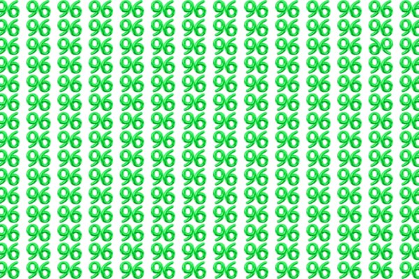 Optical illusion: Can you spot the inverted 96 in just 8 seconds? |