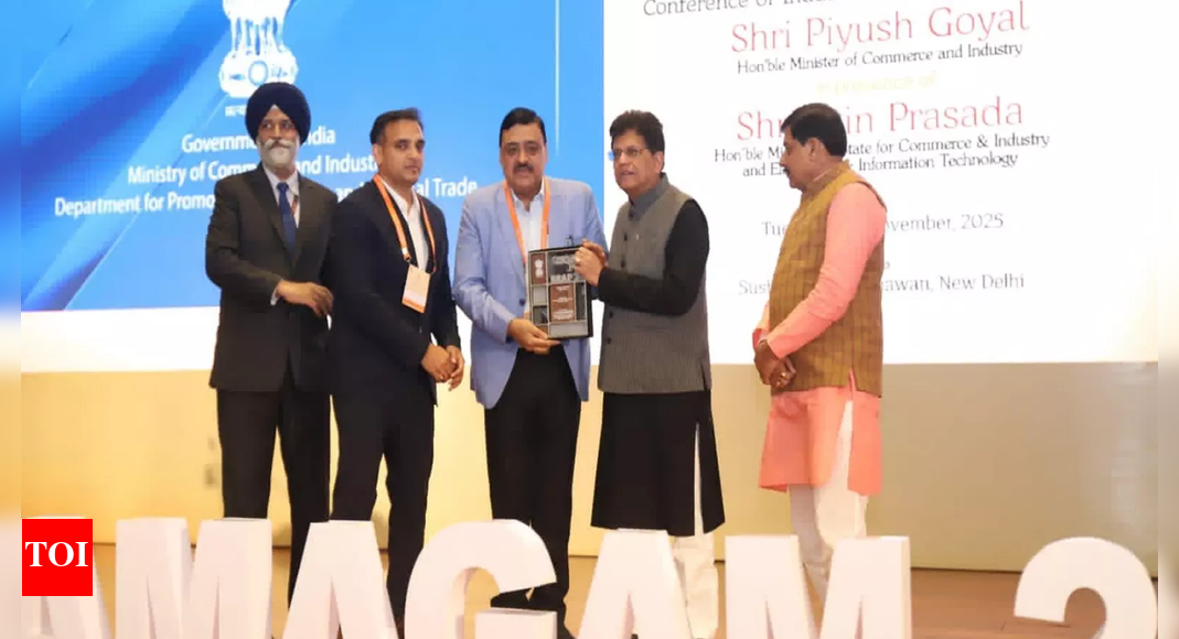 Uttarakhand has been awarded the “Top Achievers Award” under the Business Reform Action Plan (BRAP) 2024, securing top achievements in five major reform categories. This recognition highlights the state’s significant progress in Ease of Doing Business, moving from 23rd in 2015 to a national leader. The state’s focus on digitisation and investor facilitation has transformed its business ecosystem. Uttarakhand honoured with top achievers award under BRAP 2024 (Image credits: ANI) NEW DELHI: Uttarakhand has been honoured with the “Top Achievers Award” under the Business Reform Action Plan (BRAP) 2024 across five major reform categories, marking the highest number of top achievements received by any state or union territory in the country.The announcement was made on Tuesday during the Industry Conclave 2025 held in New Delhi.The award was presented to Uttarakhand’s industries secretary VinayShankar Pandey and director general & commissioner industries Saurabh Gaharwar by union minister for commerce and industry Piyush Goyal in recognition of the state’s outstanding performance under BRAP 2024. Union minister of state for commerce and industry Jitin Prasada was also present on the occasion. Uttarakhand has been recognised as a top-performing state in the areas of Business Entry, Construction Permit Enabler, Environmental Registration, Investment Enabler, and Labour Regulation Enabler. This marks a significant milestone in the state’s Ease of Doing Business (EoDB) journey, which began in 2015 when the state ranked 23rd, and has now emerged as a national leader under BRAP 2024.Receiving the award, Pandey said that “earning the top position in five key reform areas under the leadership and continuous guidance of chief minister Pushkar Singh Dhami is a moment of great pride for Uttarakhand. The journey from 23rd position in 2015 to becoming a top national performer today reflects the state’s progress in transparency, efficiency, and investor-centric governance.”He added that Uttarakhand has transformed its business facilitation ecosystem through complete digitisation of approval processes, covering the entire life cycle from application submission and online payments to real-time tracking, final approvals, renewals, and incentive disbursements. “Currently, over 200 services across more than 20 departments are offered online through the state’s Single Window System, reducing physical touchpoints and enhancing transparency. Key departments such as Revenue, Labour, Pollution Control Board, Development Authorities, Forest, Irrigation, Jal Sansthan, and Power are integrated into this system.”To further support investors, the state has established the Uttarakhand society for promotion of investment, startup and entrepreneurship (UK-SPISE), which provides dedicated assistance and complete project facilitation. “The state is focused on simplifying business processes and promoting sustainable and inclusive development to ensure investment growth while maintaining ecological balance”.Chief minister Pushkar Singh Dhami said that the state aims to become one of India’s leading destinations for industrial investment. “The Top Achiever recognition under BRAP 2024 reflects the state’s policy transparency, industry-friendly environment, and growing investor confidence. Industrial development is creating new opportunities for prosperity and youth employment in the state. Achieving a top position in BRAP 2024 will attract more investment to Uttarakhand and give a new momentum to the state’s economic growth”. End of ArticleFollow Us On Social MediaVideosIndia Hits Back at Pak Over Baseless Islamabad Blast AllegationsTTP Owns Up to Islamabad Attack, Pak PM Points Finger at India & AfghanistanMaha Gajraj Exercise: IAF Conducts Highway Landing Operations Near Barmer-Jalore Border12 Killed In Car Bomb Blast In Islamabad; PM Sharif Blames ‘India-Sponsored Terrorist Proxies”Hunt Down Every…’: Amit Shah Says Delhi Car Blast Culprits To Face ‘Full Wrath Of Agencies’Bihar Exit Polls 2025: Poll of Polls Show NDA Poised For Majority, MGB Trails, No Impact of JSP’Op Sindoor Taught Us…’: Army Chief Dwivedi On Role Of Modern Tech In Warfare At Cavalry Seminar‘We Love India’: Bhutan King Reaffirms Ties As PM Modi Unveils Connectivity, Energy BoostBangladesh Elections: Awami League, BNP Allege Lawlessness Under Yunus, Fear Violence In PollsIndia Tells UNSC To Enforce Zero-Tolerance On Terror Strictly Hours After Delhi Blast Kills Twelve123PhotostoriesBest children’s books by Sudha Murty every young reader should exploreFrom too much hunger to pimples: 5 common signs of worms that adults often ignore5 soulful Nepali soups to warm you up this winterWhich Part of Your Body Belongs to Your Date of Birth?5 powerful reasons the mother-son bond is unlike any otherThe most effective exercise to lower HbA1c level in a diabetic person5 animals that can float on water and some even runIndian designers who are ruling international fashion weeksDiabetes reports normal? 5 hidden, unusual signs blood sugar is not in control and what to do about itDirectors’ daughters shine as they carry forward a legacy of talent123Hot PicksBihar Election CandidatesBihar Election ConstituenciesBihar Election 2025Gold rate todaySilver rate todayPublic Holidays NovemberBank Holidays NovemberTop TrendingDonald TrumpJaire AlexanderMLB Trade RumorsStephen Curry WifeJalen GreenMichael Willis Cause of DeathNHL Injury UpdateStephen CurryJerry JonesMichael Duarte Cause of Death