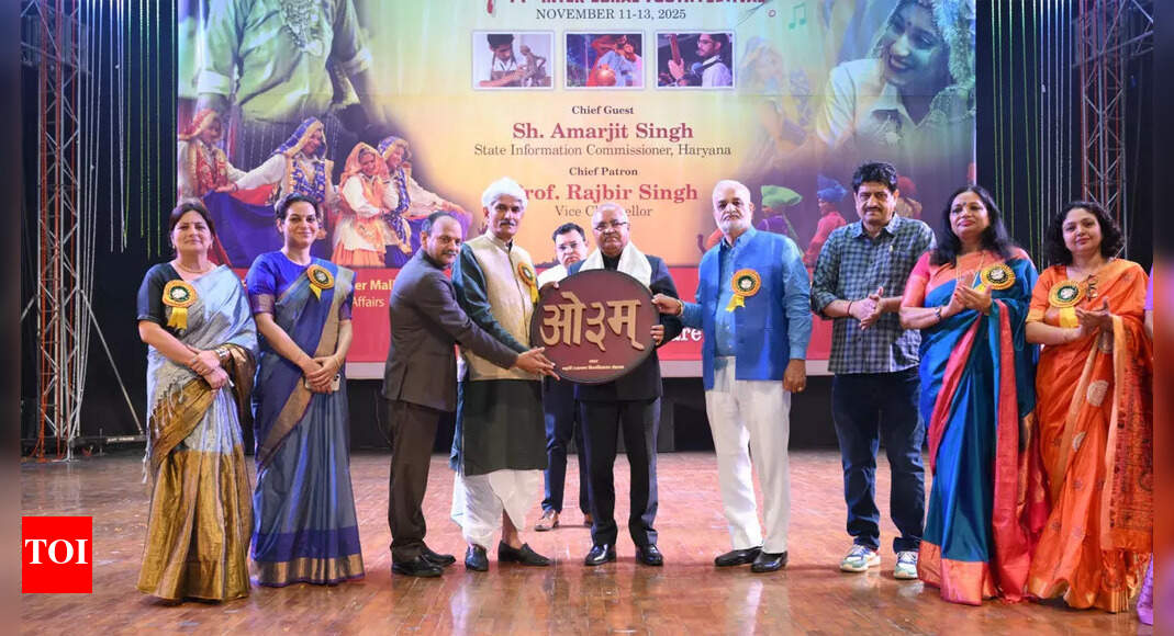 Colorful inauguration of Unifest-25 at MDU: Campus resonates with youthful energy and cultural vibrance