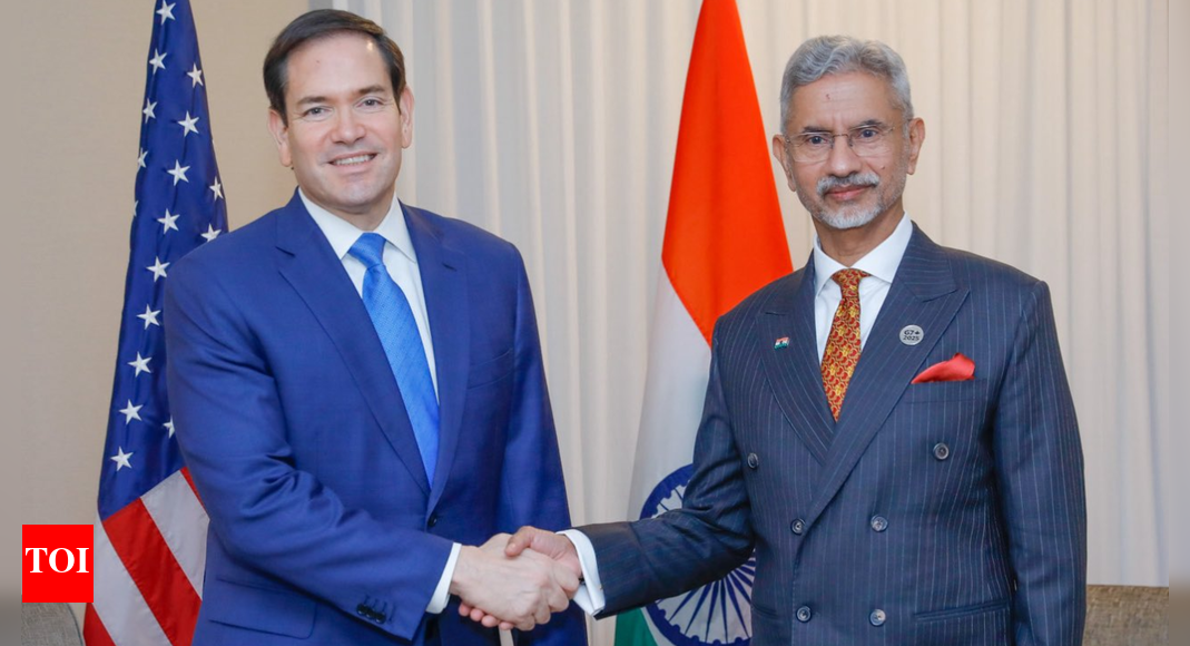 US Secretary of State Marco Rubio offered condolences for the Red Fort car blast. External Affairs Minister S Jaishankar met with Rubio. They discussed strengthening bilateral cooperation in trade and supply chains. The leaders also exchanged views on global issues including the Ukraine conflict and the Middle East situation. The meeting occurred during the G7 Foreign Ministers’ Meeting in Canada. External affairs minister S Jaishankar met US secretary of state Marco Rubio (Photo credit: X/@DrSJaishankar) US secretary of state Marco Rubio expressed condolences over the Red Fort car blast in the national capital, as revealed by external affairs minister S Jaishankar, after the two officials held a meeting.In a post on X, Jaishankar said he had a “good meeting” with Rubio, in which the Delhi Red Fort blast was talked about. Jaishankar also said that the discussion focused on strengthening bilateral cooperation, particularly in trade and supply chains. “Appreciate his condolences on the loss of lives in the blast in Delhi. Discussed our bilateral ties, focusing on trade and supply chains. Exchanged views on the Ukraine conflict, the Middle East/West Asia situation and Indo-Pacific,” the EAM wrote.Delhi is on high alert following the car explosion near Delhi’s Red Fort Metro Station on November 10, which left at least 12 people dead and several seriously injured.‘Only Agencies Know the Truth’: Brother of Delhi Blast Accused Breaks SilenceFollowing the Delhi blast incident, the United States, on the day, had said that it was closely monitoring developments. “We are aware of the explosion near Red Fort in Delhi. We are closely monitoring the situation and stand ready to provide consular assistance,” a US State Department spokesperson had told PTI.The two officials’ meeting comes during the two-day G7 Foreign Ministers’ Meeting, hosted by Canada in Niagara-on-the-Lake near the US border. The meet is also being attended by foreign ministers from Canada, the US, Britain, France, Germany, Italy and Japan. The gathering comes against the backdrop of ongoing global tensions — from the Ukraine conflict and the Middle East crisis to economic realignments in the Indo-Pacific.About the AuthorTOI World DeskAt TOI World Desk, our dedicated team of seasoned journalists and passionate writers tirelessly sifts through the vast tapestry of global events to bring you the latest news and diverse perspectives round the clock. With an unwavering commitment to accuracy, depth, and timeliness, we strive to keep you informed about the ever-evolving world, delivering a nuanced understanding of international affairs to our readers. Join us on a journey across continents as we unravel the stories that shape our interconnected world.Read MoreEnd of ArticleFollow Us On Social MediaVideosIndian Army Showcases Joint Combat Readiness In Jaisalmer During Exercise ‘Akhand Prahar’Red Fort Blast Had A Bigger Plan: Faridabad Doctor’s January 26 Recces Raise Chilling Questions’R&D Must Be Seen As Investment, Not Expenditure’: DRDO Chief Samir V KamatPenpa Tsering’s ‘No Hanuman’ Remark: Tibet’s Stark Message on Geography, Peace, and SurvivalAfter Spending 16 Years on Death Row, ‘Nithari Killer’ Surinder Koli Set Free by Supreme CourtGujarat: 2 Workers Killed, 20 Injured After Boiler Explosion At Pharma Factory In BharuchDelhi Blast: PM Modi Meets Victims At LNJP Hospital, Promises Swift Action Against Attack CulpritsIndia’s Growth Story Is Built On Scale, Youth, And Resilience, Says World Bank Economist’You Don’t Have Talent in US’: Donald Trump’s Shocking Shift on H-1B Visa Policy DebateHow Kashmir’s Jaish Posters Led To Delhi’s Red Fort Blast And Exposed A Nationwide Terror Network123PhotostoriesFrom ‘Dushman’ to ‘Sangharsh’: Ashutosh Rana’s scariest roles that still haunt usKriti Sanon’s blush pink saree whispers romance!8 Italian concepts that will change your lifeInside the Taj Mahal’s locked chambers: What is the real reason behind the closed doors of the monumentFrom chopping to cleaning: 5 Kitchen basics every child should master early5 foods to combine with pumpkin for effective weight loss7 classic Indian baby names inspired by music and rhythmGastroenterologist explains the earliest signs of nutrient deficiencyJanhvi Kapoor to Rhea Chakraborty: Top celebrity fashion moments to bookmark for the day6 Rahu and Ketu temples in India that every devotee must visit123Hot PicksBihar Election CandidatesBihar Election ConstituenciesBihar Election 2025Gold rate todaySilver rate todayPublic Holidays NovemberBank Holidays NovemberTop TrendingBabar AzamActor GovindaMLB Trade RumorsStephen Curry WifeDelhi GRAP 3Michael Willis Cause of DeathDelhi BlastStephen CurryJerry JonesMichael Duarte Cause of Death