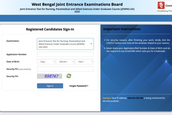 WBJEEB JENPAS UG result 2025 released at wbjeeb.nic.in: Check direct link to download rank card here