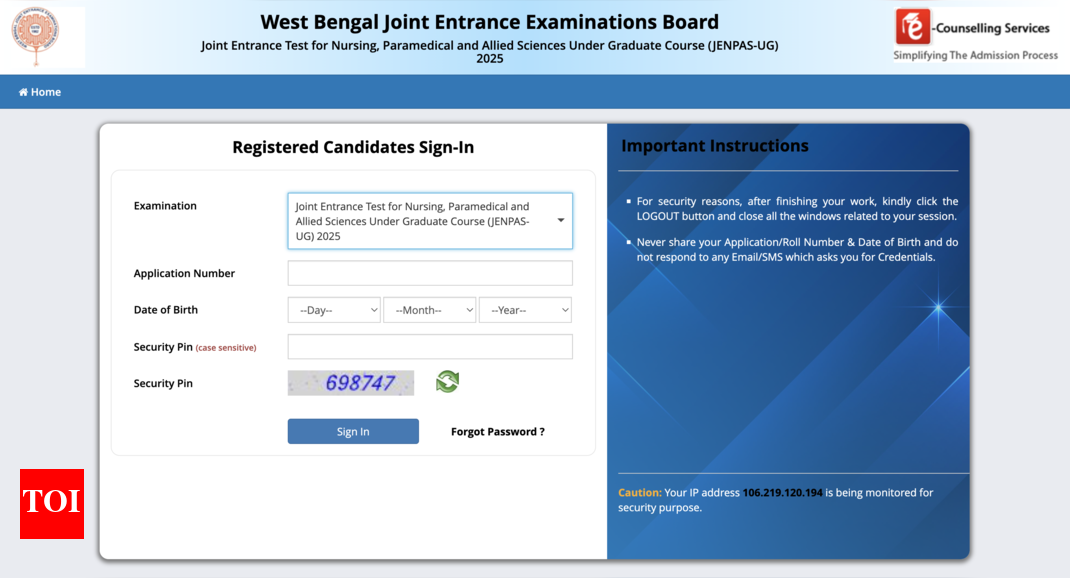 WBJEEB JENPAS UG result 2025 released at wbjeeb.nic.in: Check direct link to download rank card here