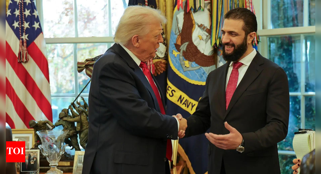 ‘How many wives do you have?’: Trump’s awkward exchange with Syrian president goes viral – watch