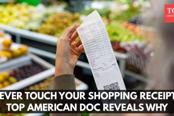 Never touch your shopping receipts: Top American doc reveals why