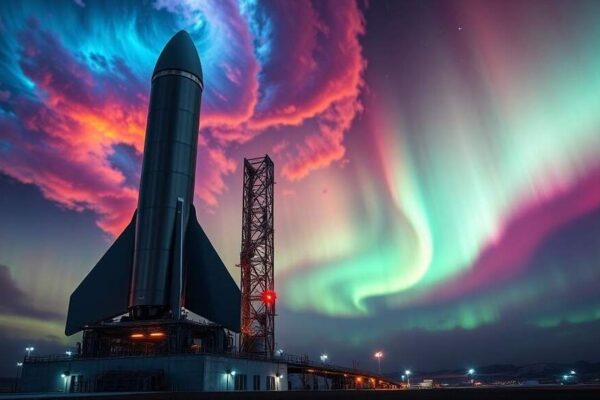 Solar storms delay the launch of Blue Origin’s big new rocket with Mars orbiters for Nasa