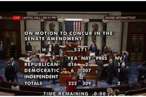 Who crossed the aisle — and who refused — in the US government shutdown’s final vote?