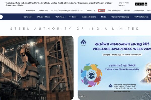 SAIL recruitment 2025: Notification released for 124 Management Trainee vacancies, registration begins on this date