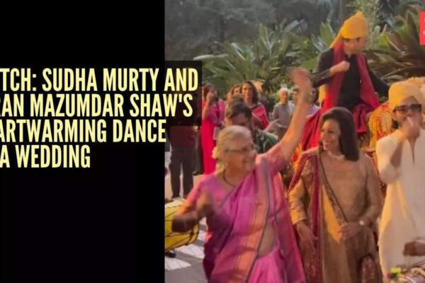 Sudha Murty and Kiran Mazumdar Shaw’s happy dance at a wedding goes viral: Who were the bride and groom