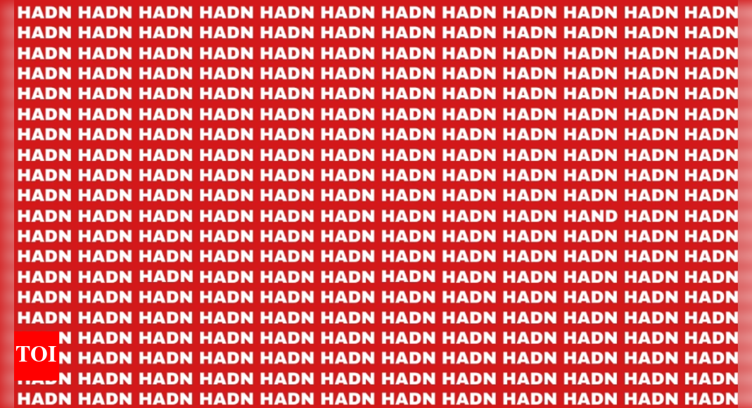 Optical illusion: Can you spot the hidden ‘HAND’ in this image within 7 seconds? |