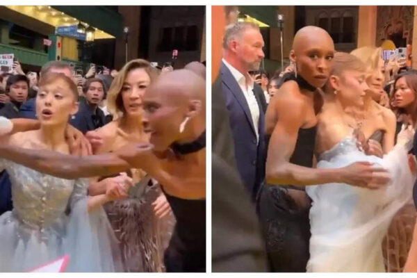 ‘Wicked: For Good’: Cynthia Erivo protects Ariana Grande after fan breaches barricade and GRABS singer at Singapore premiere |