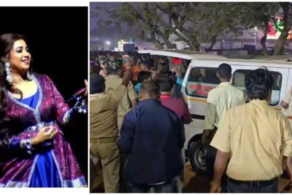 Stampede-like chaos at Shreya Ghoshal’s concert in Cuttack; two fans collapse near stage