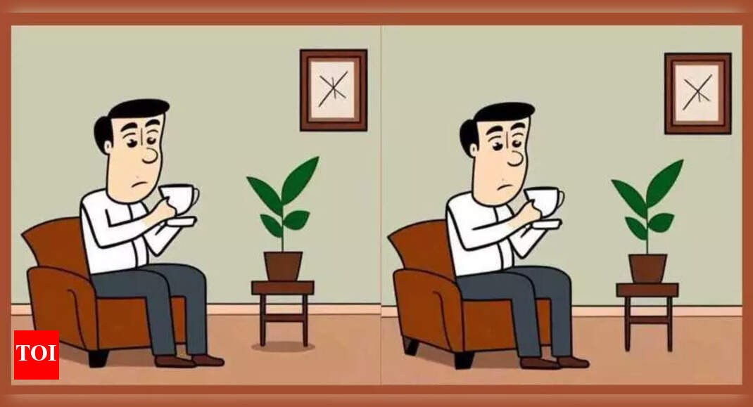 Optical illusion: Only those with 20/20 vision can spot the 3 differences |