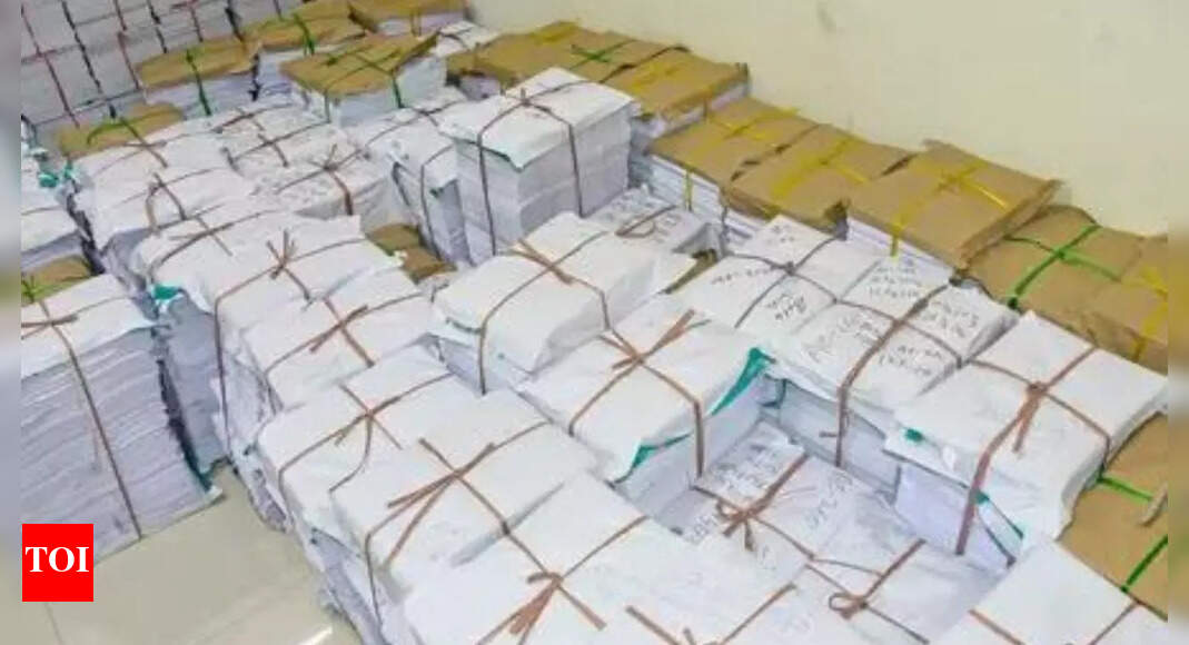NEW DELHI: Indicating good progress of Phase 2 of special intensive revision (SIR), the Election Commission on Wednesday shared that enumeration forms have been distributed to more than 42 crore electors across 12 states and Union territories (UTs), constituting nearly 82.7% of their combined 51 crore electorate.Also, over 99.9% enumeration forms have been printed, EC said. It added that over 5.3 lakh booth level officers (BLOs) are engaged in SIR across the 12 states/UTs; in addition, political parties have deployed over 10.4 lakh booth level agents (BLAs).A statewise comparison shows that while 100% EFs have been printed in 9 states/UTs — Andaman & Nicobar, Chhattisgarh, Goa, Gujarat, Kerala, Lakshadweep, Puducherry, Tamil Nadu and UP — the printing is at 99.7% in West Bengal, 99.6% in Rajasthan and 99.9% Madhya Pradesh. In terms of distribution of EFs, Lakshadweep and Goa have covered 100% of their electorate, even as the coverage is 93.4% in Puducherry, 89.8% in Andaman & Nicobar, 93.2% in West Bengal, 94.3% in Gujarat, 81.4% in Tamil Nadu, 86.8% in Rajasthan, 79.9% in UP, 78.4% in Chhattisgarh, 74.4% in Madhya Pradesh and 62.5% in Kerala.The enumeration stage of SIR Phase 2 had started on Nov 4 and will continue till Dec 4.About the AuthorBharti JainBharti Jain is senior editor with The Times of India, New Delhi. She has been writing on security matters since 1996. Having covered the Union home ministry, security agencies, Election Commission and the ‘prime’ political beat, the Congress, for The Economic Times all these years, she moved to TOI in August 2012. Her repertoire of news stories delves into the whole gamut of issues related to terrorism and internal strife, besides probing strategic affairs in India’s neighbourhood.Read MoreEnd of ArticleFollow Us On Social MediaVideos‘Not An Apologist For BJP’: Shashi Tharoor On Row Over Backing Modi Govt During Op SindoorPune Road Accident: At Least 6 Dead, Several Injured After Truck Rams Multiple Vehicles’Message to world’: Amit Shah vows strictest punishment for Delhi Terror Attack culpritsAfghanistan FM Muttaqi Slams Pakistan’s ‘Illogical’ Demands After Talks Collapse In TurkeyMultiple IEDs, 32 Vehicles: Agencies Uncover Plan For Serial Car Explosions In Delhi Blast Probe30,000 Troops, 25 Warships, Fighter Jets: India Concludes Tri-Service Drill Trishul | Op Sindoor 2.0Muhammad Yunus Sets February 2026 Election Date For Bangladesh Along With Referendum On July CharterProject Cheetah Boost: President Murmu, Duma Boko Attend Handover in GaboroneDramatic Drone Chase Catches Attacker Who Fled Amravati Wedding After Stabbing Groom With KnifeIndian Air Force Opens Nyoma Airbase In Ladakh, A Strategic Game-Changer Along The China Frontier123PhotostoriesDiabetic neuropathy and poor circulation: The root causes of foot damageWorld Diabetes Day 2025: Sugar isn’t the only enemy, 5 hidden triggers that fuel insulin resistanceGuava versus banana: Which is better for breakfastTop 5 national parks in the U.S. to see fireflies before they’re gone from the Earth!Beyond hydration and fiber: This one juice can help cleanse colon naturallyExclusive – Bigg Boss 19: Neelam Giri opens up about her journey; reacts to buzz around Tanya Mittal’s luxurious lifestyle and calls Farrhana–Tanya’s friendship fake8 ways to add carrot to kids’ school tiffin8 stunning red snakes around the world that are nature’s gemsPriyanka Chopra just recreated a classic ‘Mandakini’ moment: 5 times she stole the spotlight with her sareesWisdom beyond centuries: 5 Chanakya quotes students can live by123Hot PicksBihar Election CandidatesBihar Election ConstituenciesBihar Election 2025Gold rate todaySilver rate todayPublic Holidays NovemberBank Holidays NovemberTop TrendingEpstein FilesAndy ReidGabrielle UnionAyesha CurryAja WilsonNico HarrisonKayla NicoleLamar JacksonNHL Trade RumorsDavid Kampf