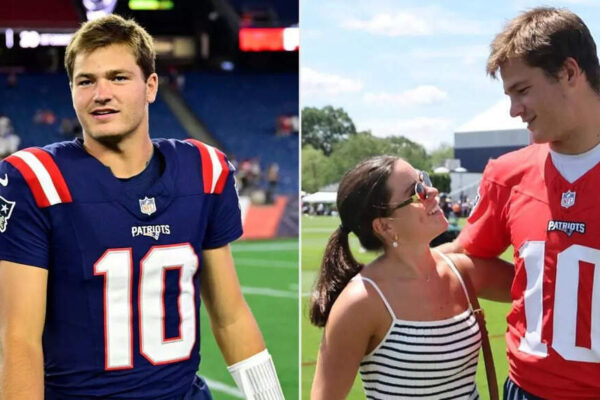 Patriots star Drake Maye’s wife Ann goes viral after admitting her risky pre-game outfit almost caused an embarrassing slip | NFL News