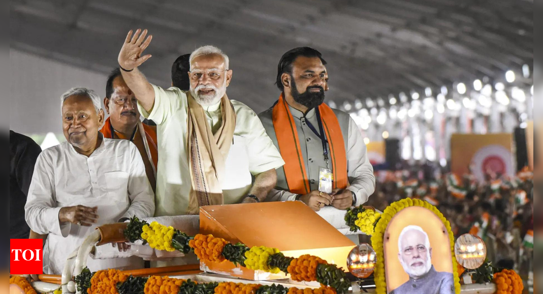 The National Democratic Alliance is poised to retain power in Bihar with a significantly strengthened mandate, projected to win around 200 seats in the 243-member assembly. The BJP is leading in 91 seats and JD(U) in 79, outperforming rivals across all regions. The Mahagathbandhan secured only 37 seats, with RJD leading in 28.  NEW DELHI: Chief minister Nitish Kumar–led National Democratic Alliance is set to retain power in Bihar — this time with an even stronger mandate. According to the latest trends, the NDA is projected to win around 200 seats in the 243-member Bihar assembly.In a standout performance, the BJP is leading in 91 seats while the JD(U) has emerged victorious in 79. The Mahagathbandhan, meanwhile, has managed to secure only 37 seats across the state, with the RJD leading in just 28. Notably, RJD leader and Mahagathbandhan’s chief ministerial face Tejashwi Yadav remains caught in a tight trail-lead contest in Raghopur in Vaishali.In the previous assembly polls, the BJP performed strongly in Mithilanchal–Tirhut and Seemanchal, while the Mahagathbandhan held ground in the Magadh–Bhojpur region. Election Results 2025Bihar election results: Bihar votes for ‘sushasan’; NDA cruising towards clean sweepBihar election results: Top winners and losersWomen, welfare and the ‘phoenix’ CM: How Nitish-led NDA crushed MGB in Bihar electionsHowever, in the 2025 elections, the NDA appears to have outperformed its rival across regions.Here is the region-wise performance of parties across BiharMagadh–Bhojpur regionThe NDA is leading in the Magadh–Bhojpur region, which sends 69 MLAs to the assembly. According to the latest trends, the BJP is ahead in 23 seats, JD(U) in 18, Chirag Paswan’s LJP(RV) in 7, RLM in 3, and HAM in 4 seats.The BJP and JD(U) have gained 12 and 14 seats respectively compared to the 2020 results.The RJD is leading in only 9 seats in the region, losing 24 compared to the last election.In 2020, the NDA had secured just 6 of Magadh’s 26 seats — five in Gaya and one in Nawada — while the Mahagathbandhan won the remaining 20. In Bhojpur, covering Patna, Nalanda, Bhojpur, Buxar, Rohtas, and Kaimur, the NDA had won 13 of 43 seats against the Mahagathbandhan’s 30.Tirhut–Saran regionOf the 73 seats in the Tirhut–Saran region, the NDA is expected to win 61. The BJP is consolidating its base further, securing 36 seats — four more than in 2020. The JD(U) has also improved, leading in 18 seats, 10 more than last time. Additionally, the LJP(RV) is expected to win 6 seats in this region.Meanwhile, the RJD has been reduced from 21 seats to just 10. Congress is expected to lose one seat and is currently leading in only two.Bhagalpur–Munger regionIn the Bhagalpur–Munger belt, the NDA is expected to deliver one of its strongest performances in this election, leading in 28 of the 34 seats in the region. The BJP is ahead in 9 seats, while the JD(U) has taken a commanding lead in 16 seats, signalling a significant surge compared to its 2020 performance.The Mahagathbandhan, on the other hand, is struggling to hold its ground in this belt. The RJD has managed to lead in only 4 seats, marking a sharp decline in a region where it previously maintained a stronger presence. Congress is ahead in just 2 seats.The region, which covers key districts like Bhagalpur, Banka, Jamui and Munger, has often witnessed competitive triangular contests. However, this election appears to have tilted decisively in favour of the NDA, driven by a mix of local candidate strength, caste alignments and the alliance’s broader momentum across the state.Darbhanga–Kosi–Purnia regionOut of 67 seats in this region, the NDA is expected to win 53. In 2020, the NDA had taken 47 seats here. Interestingly, Asaduddin Owaisi’s AIMIM is also leading in 5 seats in the Seemanchal area.The Mahagathbandhan is expected to win just 9 seats in the region, down from 20 in the previous elections.The counting operations are being supervised by 243 Returning Officers and an equal number of Counting Observers appointed by the Election Commission. More than 18,000 counting agents representing various candidates are monitoring the process across counting centres.Entry into counting centres is strictly restricted to those with valid passes, and mobile phones are prohibited inside counting halls.The election saw participation from over 7 crore voters. Polling was conducted in two phases, on November 6 and 11.End of ArticleFollow Us On Social MediaVideosPakistan’s Costly Lobbying Blitz Won Access To Trump As India Faced The Harshest Tariffs, Claims NYTChilling Terror Attack Masterplan: How Medical Professionals Built A 5-Step Nationwide Bombing PlotBihar Assembly Poll Results: NDA Touches 200-Seat Lead, Congress Intensifies SIR, Vote Chori AttacksFirst-Time Woman Voter in Danapur Explains Why Nitish Kumar Scored Massive Landslide Win in BiharIndia Negotiating Multiple FTAs To Boost Free Flow Of Capital And Trade: Piyush Goyal‘Not Just Congress’: Tharoor Calls Out RJD Amid NDA’s Big Bihar Lead‘Pak Ready For Two-Front War’: Khawaja Asif’s Hollow Threat To India After Islamabad BlastCDS Anil Chauhan Issues Red Line To Defence Industry, Warns Against Delays And OverpromisingWashington Reports Encouraging Momentum As India-US Trade Talks Advance Toward A Year-End AgreementAsim Munir Steps In Amid Islamabad Terror Attack, Persuades Sri Lanka To Continue With Cricket Tour123PhotostoriesWorld Diabetes Day 2025: Managing dessert cravings at 70 and beyondNew voices redefining the spirit of Bollywood cinemaWhich Plant You Should Bring Home As Per Your Date of BirthMetabolic doctor reveals top 10 foods to reduce triglycerides naturally7 most colourful frog species in the worldAfter Bihar poll debacle, what’s next for Tejashwi Yadav and a shaken RJD?Diabetes: Lesser-known symptoms women should be careful aboutJubilee Hills bypoll twist: Congress triumphs, Revanth Reddy emerges as Telangana’s tallest leaderFrom heart to gut: Health benefits of eating water chestnutsHyderabad eyes global spotlight: Govt may rope in Lionel Messi as ‘Telangana Rising’ ambassador123Hot PicksAlinagar Election ResultRaghopur Election ResultBihar Election Result 2025Gold rate todaySilver rate todayPublic Holidays NovemberBank Holidays NovemberTop TrendingBihar Election CandidatesAlinagar Election ResultKargahar Election ResultPrashant KishorChirag PaswanAssembly Election BiharRaghopur Election ResultMahua Election ResultPune Bridge AccidentAnta Election Result