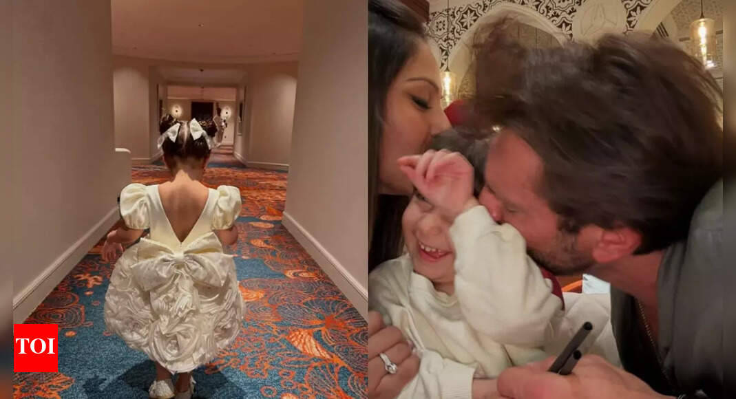 Bipasha Basu and Karan Singh Grover share candid moments from Dubai celebration for daughter Devi’s third birthday