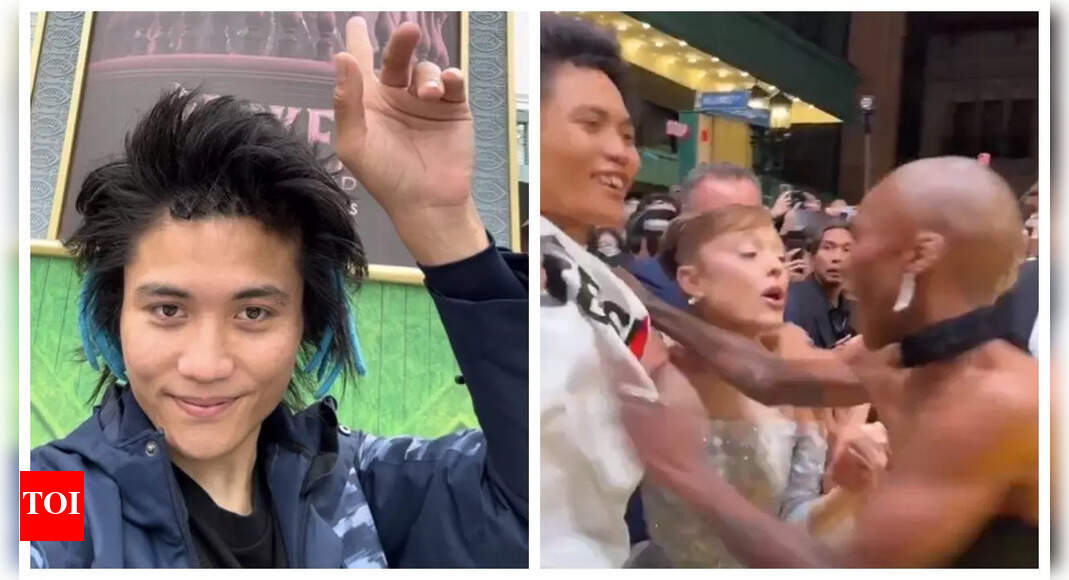 Man who grabbed Ariana Grande at ‘Wicked: For Good’ Singapore premiere charged with being ‘public nuisance’; faces ,500 fine