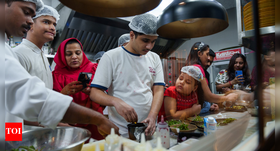 Children from the India Autism Center celebrated Children’s Day by preparing and serving a sit-down supper. Over 30 participants from various centers took part. Under chef Shashwat Sachdev’s guidance, they planned the menu, cooked, and served the meal to parents and mentors. This initiative provided a unique opportunity for the children to lead. India Autism Center celebrates children’s day with a kitchen takeover and sit-down supper The India Autism Center (IAC) marked Children’s Day on Friday with a sit-down supper prepared and served by children on the autism spectrum. The event, held on 12 and 13 November, involved more than 30 participants from the Amrit Somani Memorial Center, Marga Wellness Studio and WeCan Society.Under the supervision of chef Shashwat Sachdev, the children planned the menu, cooked the dishes and served the meal to parents and mentors.-IAC CEO Jaishankar Natarajan said the initiative aimed to give the children an opportunity to take the lead during the activity. Chef Shashvat Dhandhania, founder of the Kolkata restaurant “To Die For”, who participated in the programme, said working with the group offered insight into how they approached tasks in the kitchen.Election Results 2025Bihar election results: Bihar votes for ‘sushasan’; NDA cruising towards clean sweepBihar election results 2025: 5 reasons behind NDA’s historic winBihar election results: Top winners and losers-Parents also attended the event and shared their experiences. Priyanka Guha, whose 17-year-old son took part, said the session allowed him to engage in a setting different from regular routines at home or school.Chefs Vasundhara Kochar and Stuti Saraf Jain of Cheesserted Patisserie, along with Jayatri Biswas of The Mischief and Company, were also present during the sessions.About the AuthorTOI News DeskThe TOI News Desk comprises a dedicated and tireless team of journalists who operate around the clock to deliver the most current and comprehensive news and updates to the readers of The Times of India worldwide. With an unwavering commitment to excellence in journalism, our team is at the forefront of gathering, verifying, and presenting breaking news, in-depth analysis, and insightful reports on a wide range of topics. The TOI News Desk is your trusted source for staying informed and connected to the ever-evolving global landscape, ensuring that our readers are equipped with the latest developments that matter most.”Read MoreEnd of ArticleFollow Us On Social MediaVideosAir India Bombing Returns To Spotlight, CSIS Warns Canada Of New Extremist Networks And Rising RisksSix Ways Nitish Kumar Proved ‘Tiger Abhi Zinda Hai’ As NDA Registers Big Win in Bihar Assembly Polls‘Full Stop to Many Questions’ Chirag Paswan Hails PM Modi, Nitish as NDA Soars Past 200 SeatsKerala Teenager Dies in Dubai After Rooftop Fall While Trying To Take Photos of Low-Flying PlanesPakistan’s Costly Lobbying Blitz Won Access To Trump As India Faced The Harshest Tariffs, Claims NYTChilling Terror Attack Masterplan: How Medical Professionals Built A 5-Step Nationwide Bombing PlotBihar Assembly Poll Results: NDA Touches 200-Seat Lead, Congress Intensifies SIR, Vote Chori AttacksFirst-Time Woman Voter in Danapur Explains Why Nitish Kumar Scored Massive Landslide Win in BiharIndia Negotiating Multiple FTAs To Boost Free Flow Of Capital And Trade: Piyush Goyal‘Not Just Congress’: Tharoor Calls Out RJD Amid NDA’s Big Bihar Lead123PhotostoriesDiabetes management: Top 6 everyday foods that keep your energy and blood sugar in check5 winter style tips every petite woman needsManga Mala of Kerala to Dholbiri of Assam: Indian brides carry a piece of culture in their wedding jewellery7 baby names that mean ‘life’ in different languagesFrom Tokyo to Mumbai: Top 10 largest cities in the world by populationIn pictures: What 100 grams of protein looks like for non-vegetarians, vegetarians, and vegansSadhguru on how to organize the mind for success in lifeKriti Sanon to Tamannaah Bhatia: Top 5 celeb outfits of the dayHow to grow strawberries in pots in balcony garden during winters11 vegetarian dishes of Bihar you can’t miss123Hot PicksAlinagar Election ResultRaghopur Election ResultBihar Election Result 2025Gold rate todaySilver rate todayPublic Holidays NovemberBank Holidays NovemberTop TrendingBihar Election CandidatesAlinagar Election ResultKargahar Election ResultPrashant KishorChirag PaswanAssembly Election BiharRaghopur Election ResultMahua Election ResultPune Bridge AccidentAnta Election Result