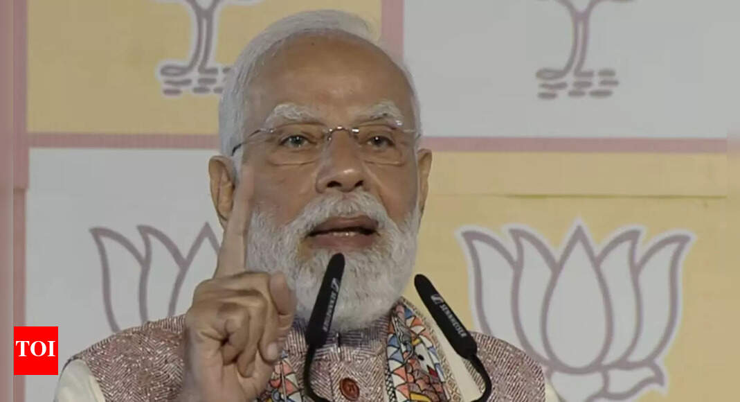 PM Narendra Modi NEW DELHI: Prime Minister Narendra Modi on Friday took a sharp dig at the Congress, remarking that the party had turned into “MMC” — the “Muslim League Maowadi Congress.”He made the comment during his victory address at the BJP headquarters after the Bihar assembly election results were declared. The BJP-led NDA registered a sweeping win over the Mahagathbandhan, of which the Congress is a key constituent.Six Ways Nitish Kumar Proved ‘Tiger Abhi Zinda Hai’ As NDA Registers Big Win in Bihar Assembly Polls“I say this with full seriousness — the Congress has now become the Muslim League Maowadi Congress, or MMC,” the prime minister said, adding that “internal divisions” would soon lead to a “split” within the party.”A faction within the Congress is uncomfortable with the party’s negative politics. Anger is brewing against the ‘Naamdaar’ (a reference to Rahul Gandhi) for the path he is taking the Congress on. Election Results 2025Bihar election results: Bihar votes for ‘sushasan’; NDA cruising towards clean sweepBihar election results 2025: 5 reasons behind NDA’s historic winBihar election results: Top winners and losersTherefore, I fear that there could be another major split in the Congress,” PM Modi added.PM Modi further remarked that even the Congress’s allies have begun to realise that its “negative politics” is damaging them as well.“Earlier as well, from this very stage, I had cautioned Congress’ allies that it is a ‘liability’ — a parasite that tries to absorb its partners’ vote bank for its own gain. That is why they should remain vigilant,” he stated.In the Bihar assembly elections held on November 6 and 11, the BJP and its NDA allies swept more than 200 of the state’s 243 constituencies. The saffron party is now poised to emerge as the single largest party in Bihar for the first time.In sharp contrast, the Congress and its Mahagathbandhan partners struggled to cross even the 50-seat mark. As counting neared completion, the Congress had not won a single seat and was leading in only six constituencies.About the AuthorTOI News DeskThe TOI News Desk comprises a dedicated and tireless team of journalists who operate around the clock to deliver the most current and comprehensive news and updates to the readers of The Times of India worldwide. With an unwavering commitment to excellence in journalism, our team is at the forefront of gathering, verifying, and presenting breaking news, in-depth analysis, and insightful reports on a wide range of topics. The TOI News Desk is your trusted source for staying informed and connected to the ever-evolving global landscape, ensuring that our readers are equipped with the latest developments that matter most.”Read MoreEnd of ArticleFollow Us On Social MediaVideosAir India Bombing Returns To Spotlight, CSIS Warns Canada Of New Extremist Networks And Rising RisksSix Ways Nitish Kumar Proved ‘Tiger Abhi Zinda Hai’ As NDA Registers Big Win in Bihar Assembly Polls‘Full Stop to Many Questions’ Chirag Paswan Hails PM Modi, Nitish as NDA Soars Past 200 SeatsKerala Teenager Dies in Dubai After Rooftop Fall While Trying To Take Photos of Low-Flying PlanesPakistan’s Costly Lobbying Blitz Won Access To Trump As India Faced The Harshest Tariffs, Claims NYTChilling Terror Attack Masterplan: How Medical Professionals Built A 5-Step Nationwide Bombing PlotBihar Assembly Poll Results: NDA Touches 200-Seat Lead, Congress Intensifies SIR, Vote Chori AttacksFirst-Time Woman Voter in Danapur Explains Why Nitish Kumar Scored Massive Landslide Win in BiharIndia Negotiating Multiple FTAs To Boost Free Flow Of Capital And Trade: Piyush Goyal‘Not Just Congress’: Tharoor Calls Out RJD Amid NDA’s Big Bihar Lead123PhotostoriesLearning with purpose: 5 quotes by Dr BR Ambedkar that students can carry for lifeMeet Pooja Deol, Sunny Deol’s wife and Dharmendra’s daughter-in-law with surprising royal connection10 kid-friendly yoga asanas to improve memory power and concentrationBeetroot Peel Tea: How to make it and its benefitsDiabetes management: Top 6 everyday foods that keep your energy and blood sugar in check5 winter style tips every petite woman needsManga Mala of Kerala to Dholbiri of Assam: Indian brides carry a piece of culture in their wedding jewellery7 baby names that mean ‘life’ in different languagesFrom Tokyo to Mumbai: Top 10 largest cities in the world by populationIn pictures: What 100 grams of protein looks like for non-vegetarians, vegetarians, and vegans123Hot PicksAlinagar Election ResultRaghopur Election ResultBihar Election Result 2025Gold rate todaySilver rate todayPublic Holidays NovemberBank Holidays NovemberTop TrendingBihar Election CandidatesAlinagar Election ResultKargahar Election ResultPrashant KishorChirag PaswanAssembly Election BiharRaghopur Election ResultMahua Election ResultPune Bridge AccidentAnta Election Result
