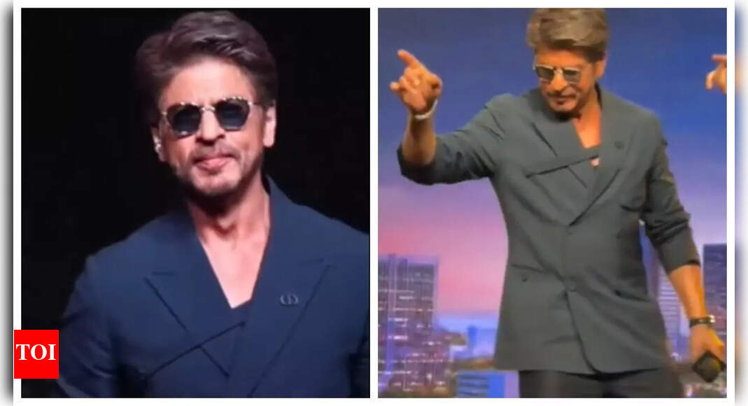 ​Shah Rukh Khan gets groovy at real-estate event; dances to ‘Chaiyya Chaiyya’ – WATCH